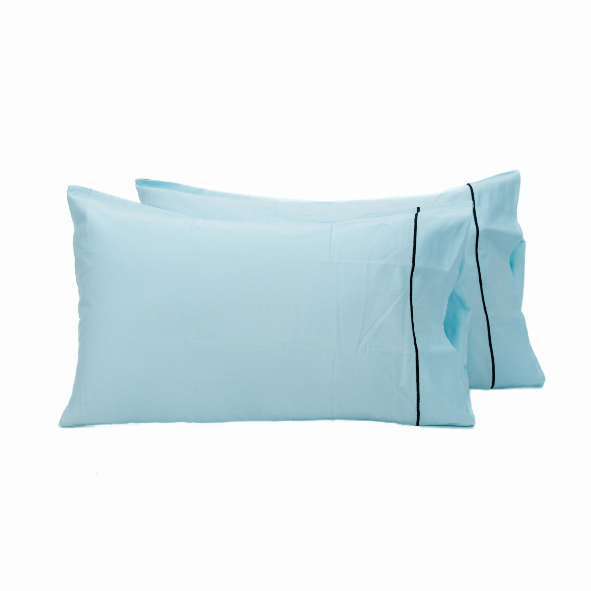 Comfy Beds Set of 2 Pillow Covers Cool Blue, 45x70cm