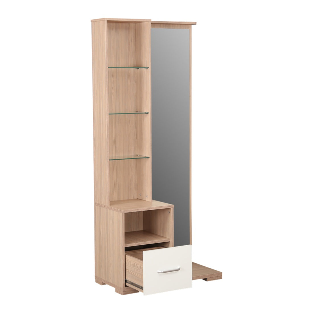 Ambra Dresser with mirror in Oak Colour