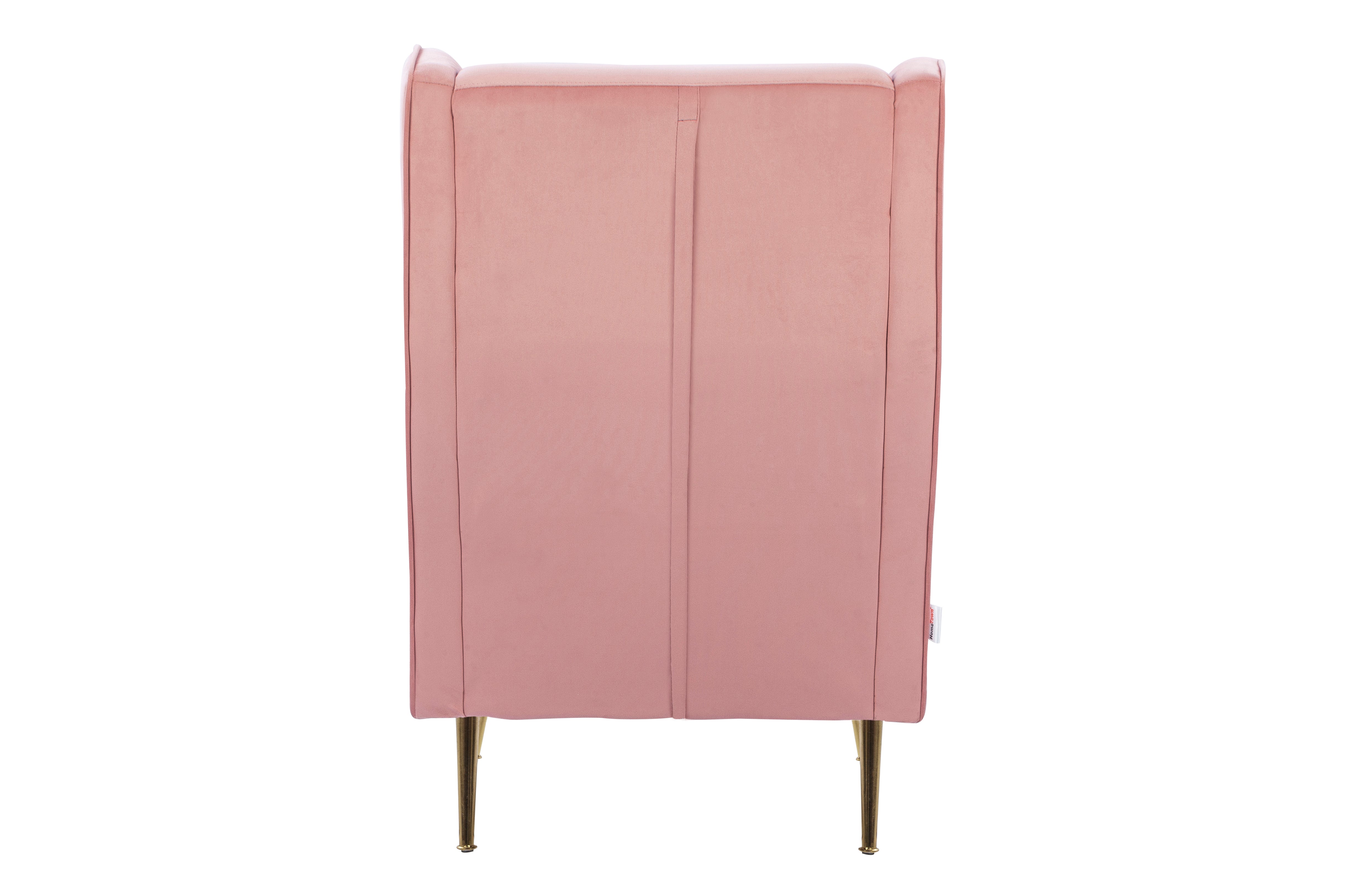 Charm Velvet Arm Chair in Blush Pink Colour