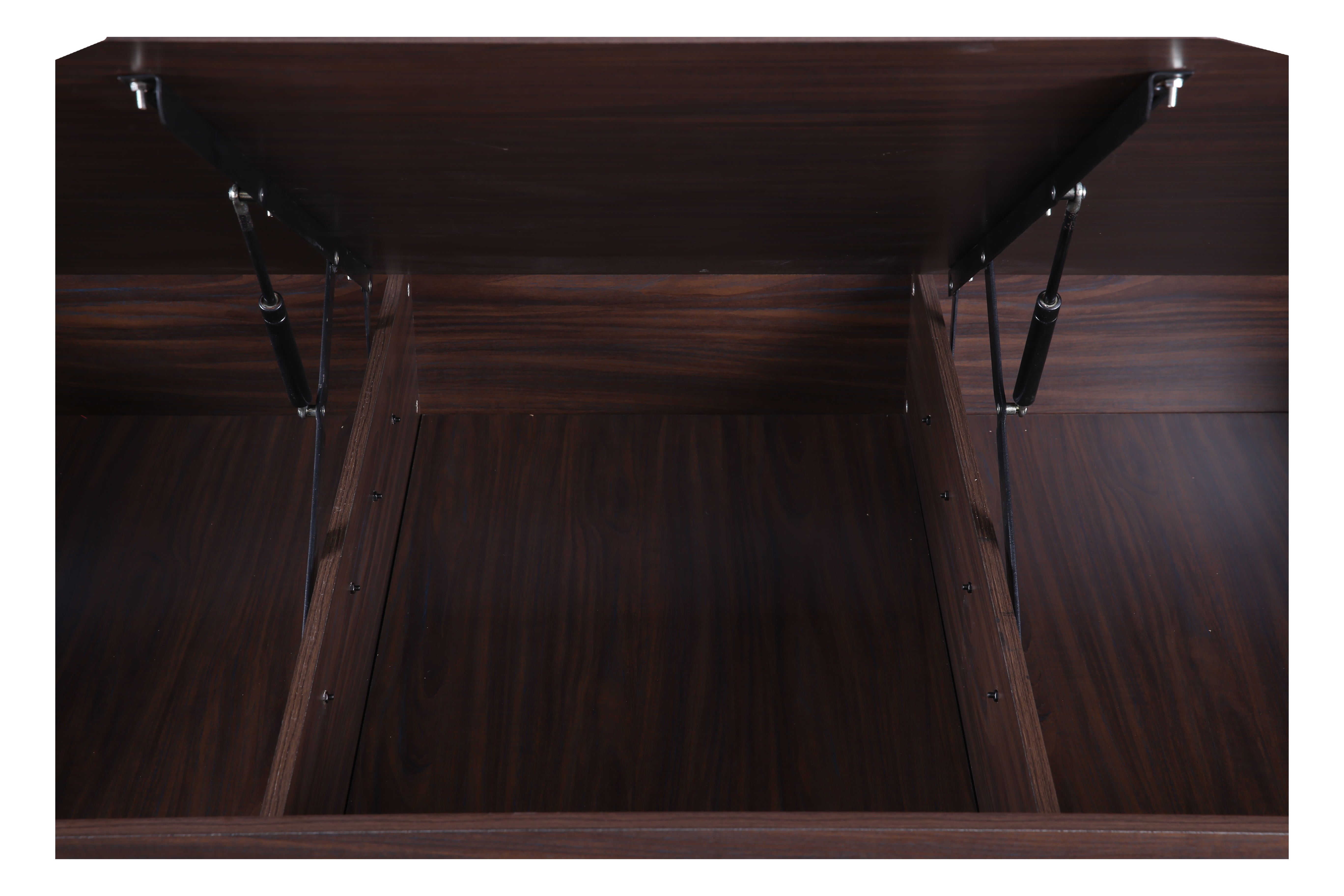 Bolton King Bed with Hydraulic storage in Walnut Colour