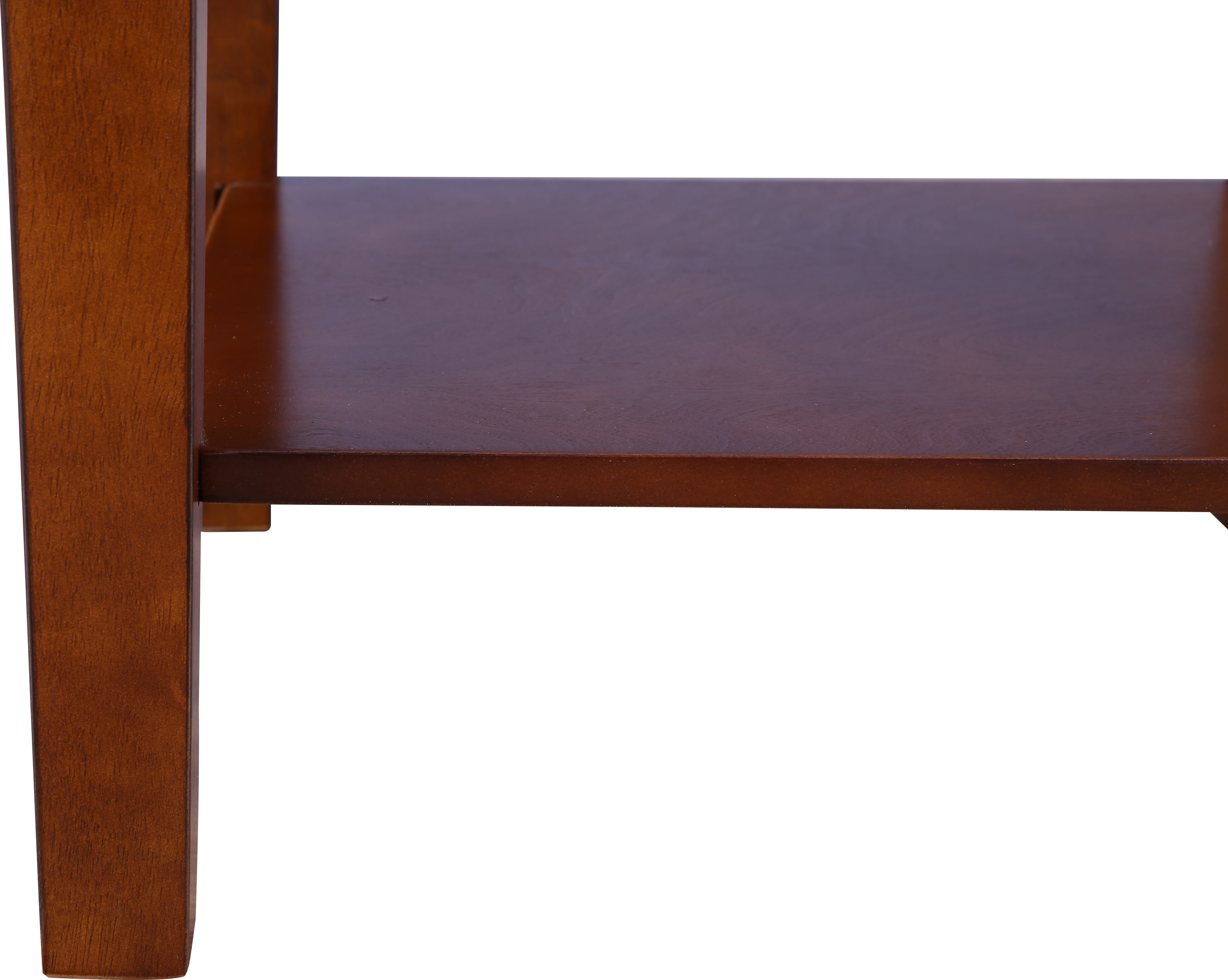 Eden Marble Finish Top Side Table in Brown Colour