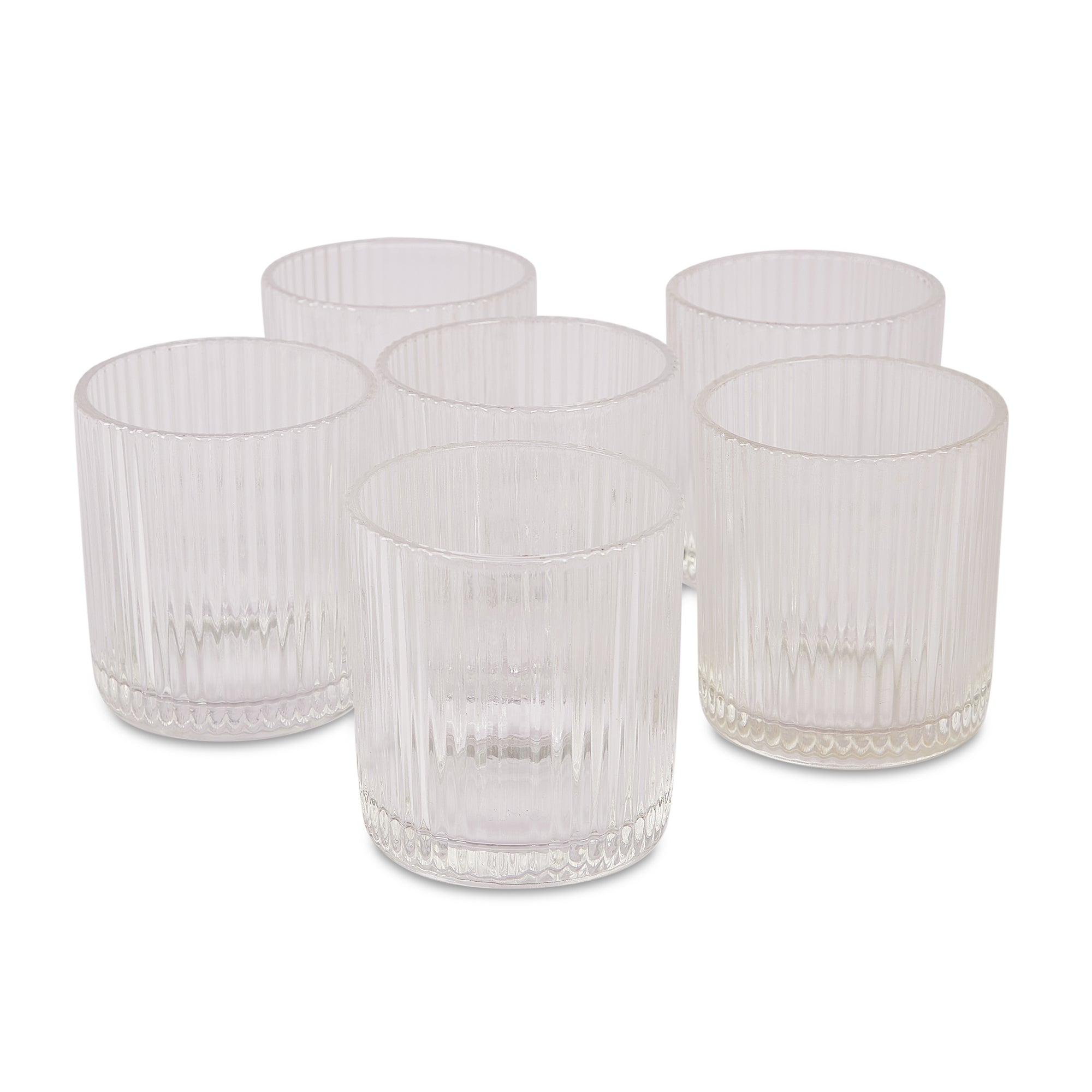 Sapphire  Whisky Glass Set of 6 in Transparent Colour