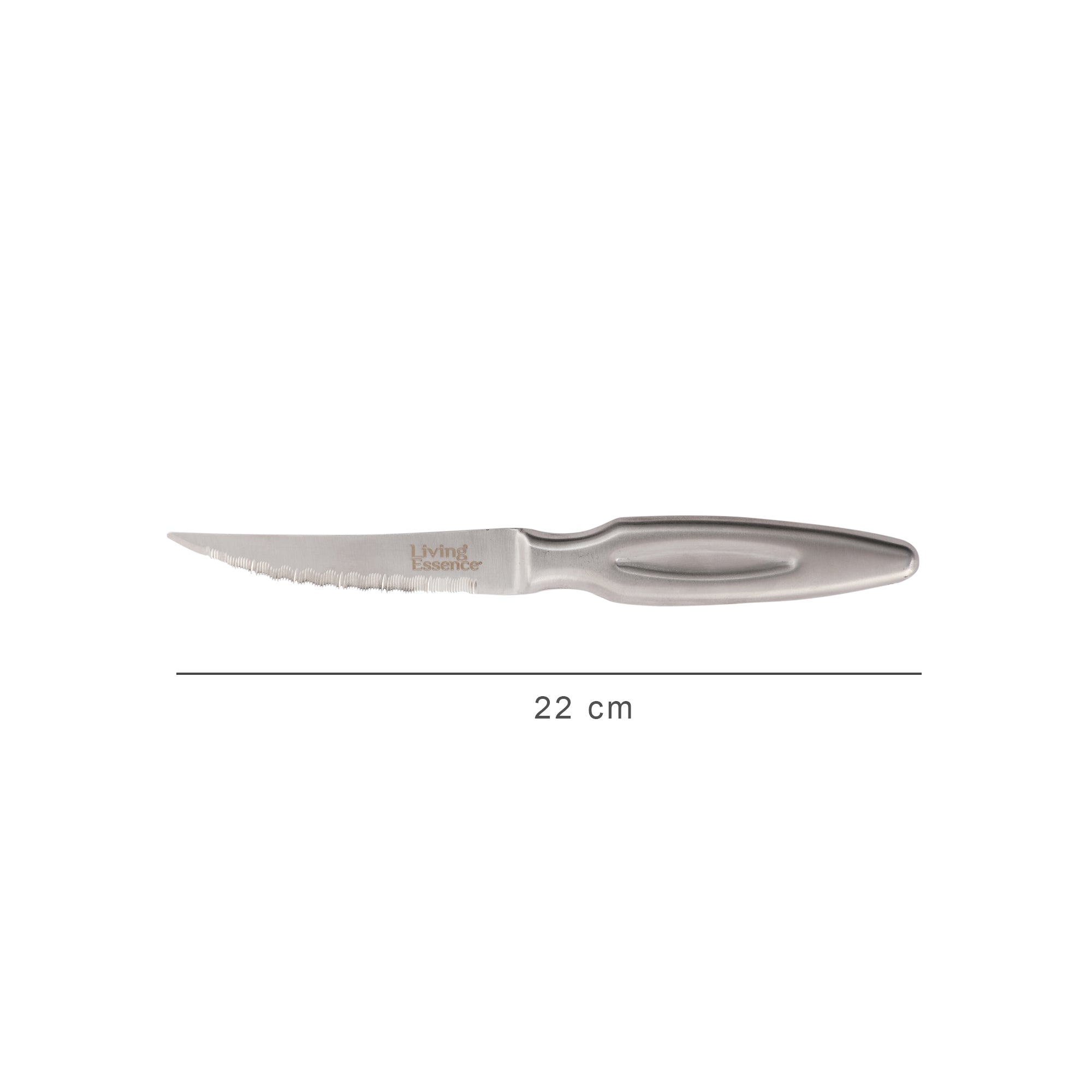 Kitchen Aid Stainless steel Laser Knife 22 cm in Silver Colour