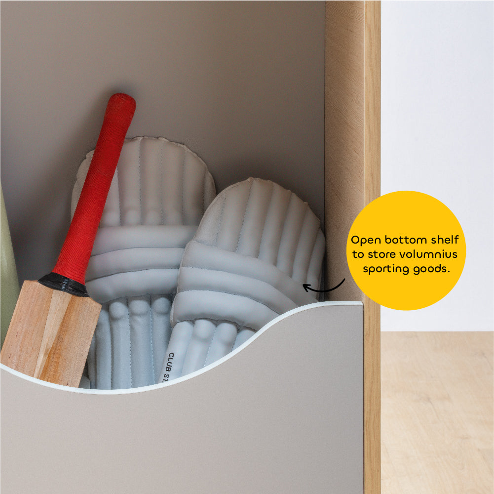 Olympia  Sports Storage Unit in Grey Colour