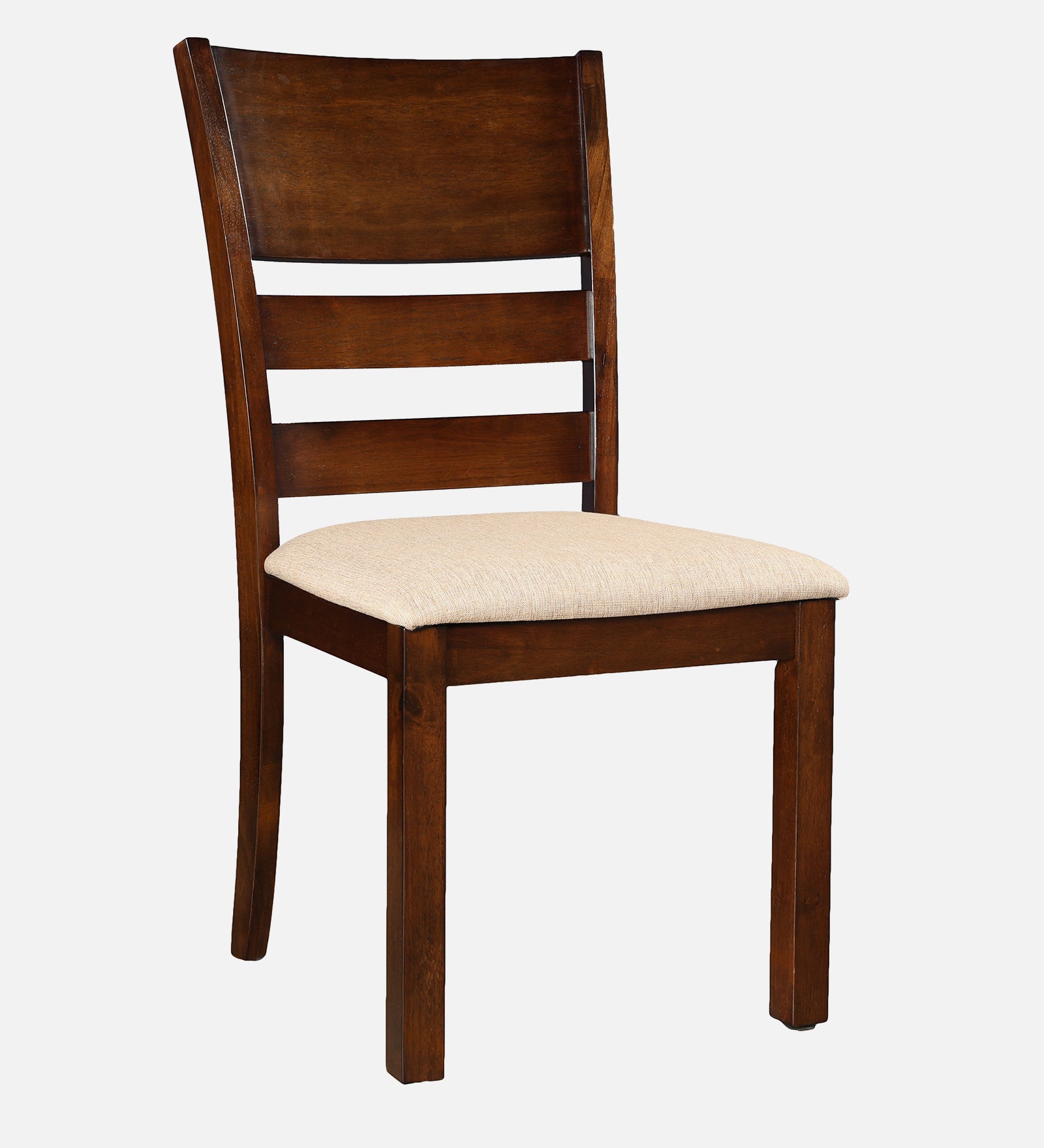 Shore Rubber Wood Dining Chair Set Of 2 in Rio Brown Colour