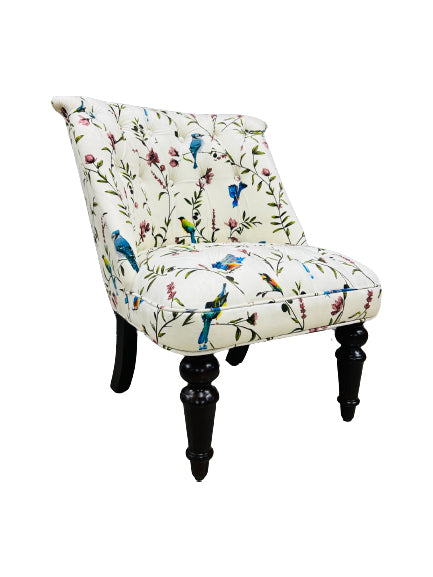 Seine Fabric Accent Chair in Beige Colour