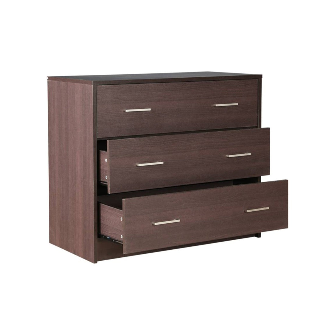 Atlas Engineered Wood Chest of Drawers in Beech Colour