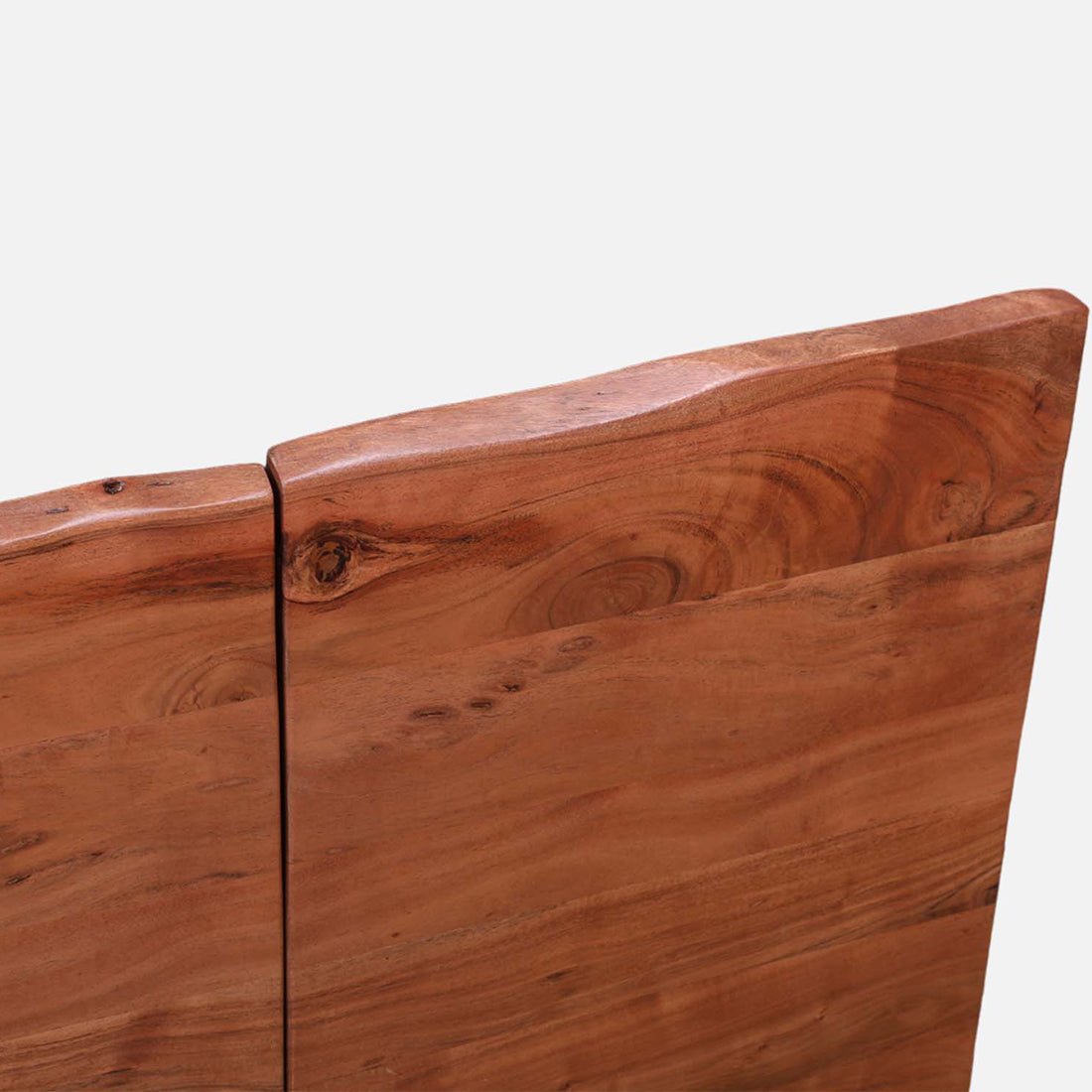 Arduous Acacia Wood Four Door Sideboard in Natural Colour