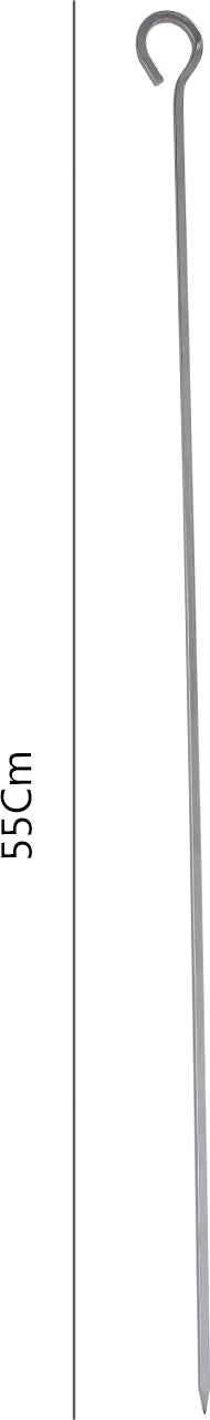 Barbeque Steel Skewers Sticks Small in Silver Colour