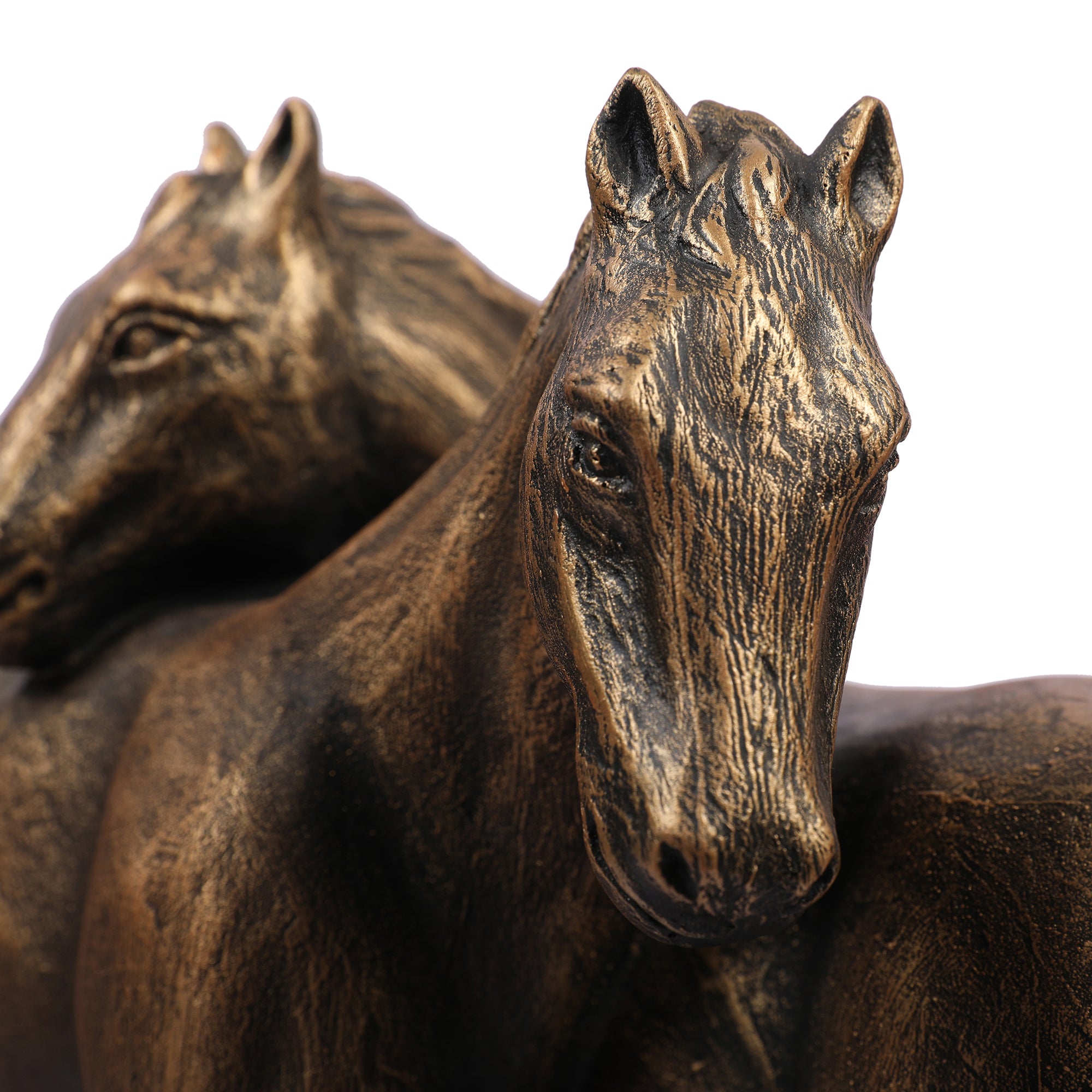 Stella Antique Finish Polyresin Horse Table D&eacute;cor