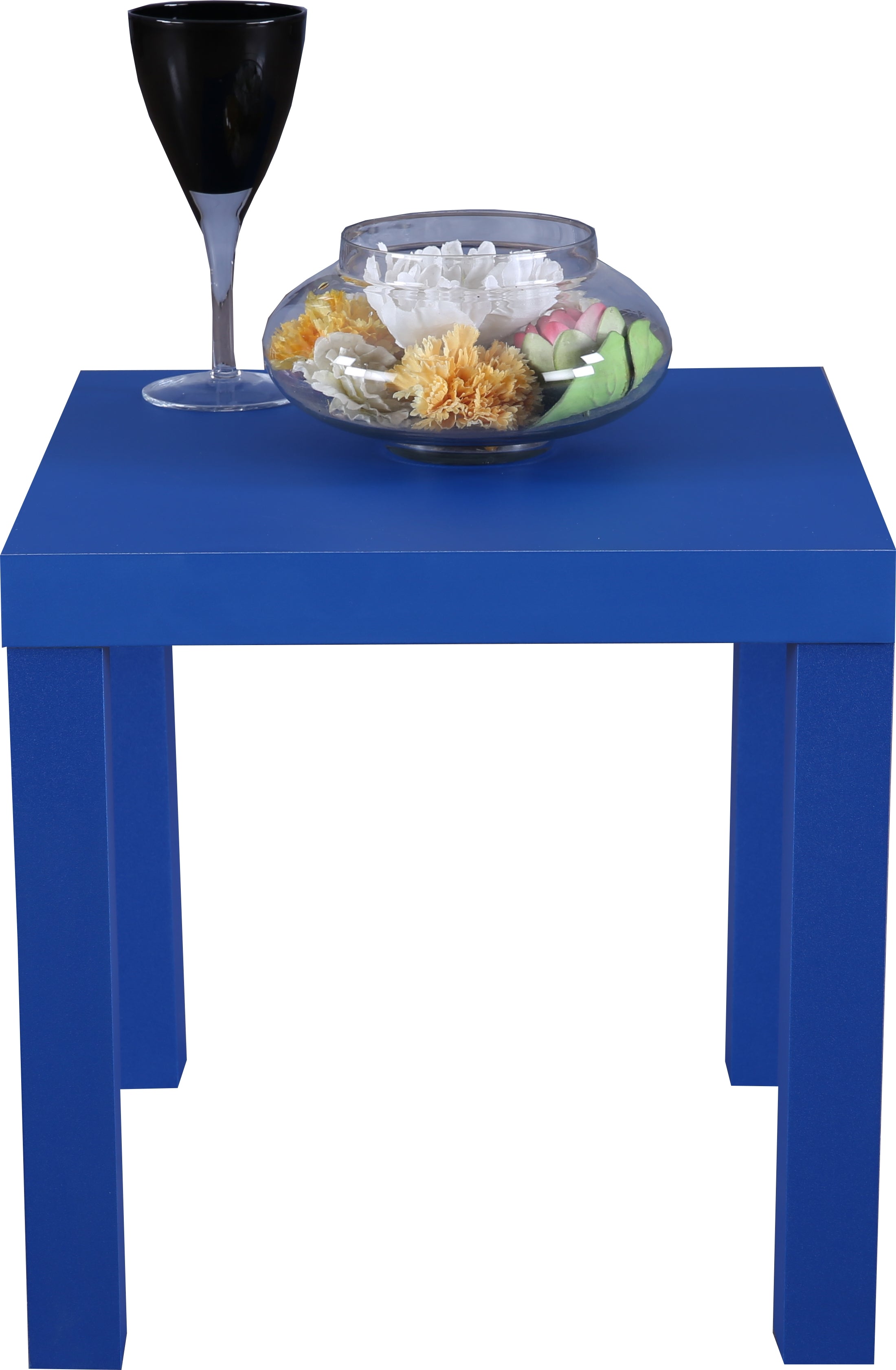 Larix Side Table in Blue Colour