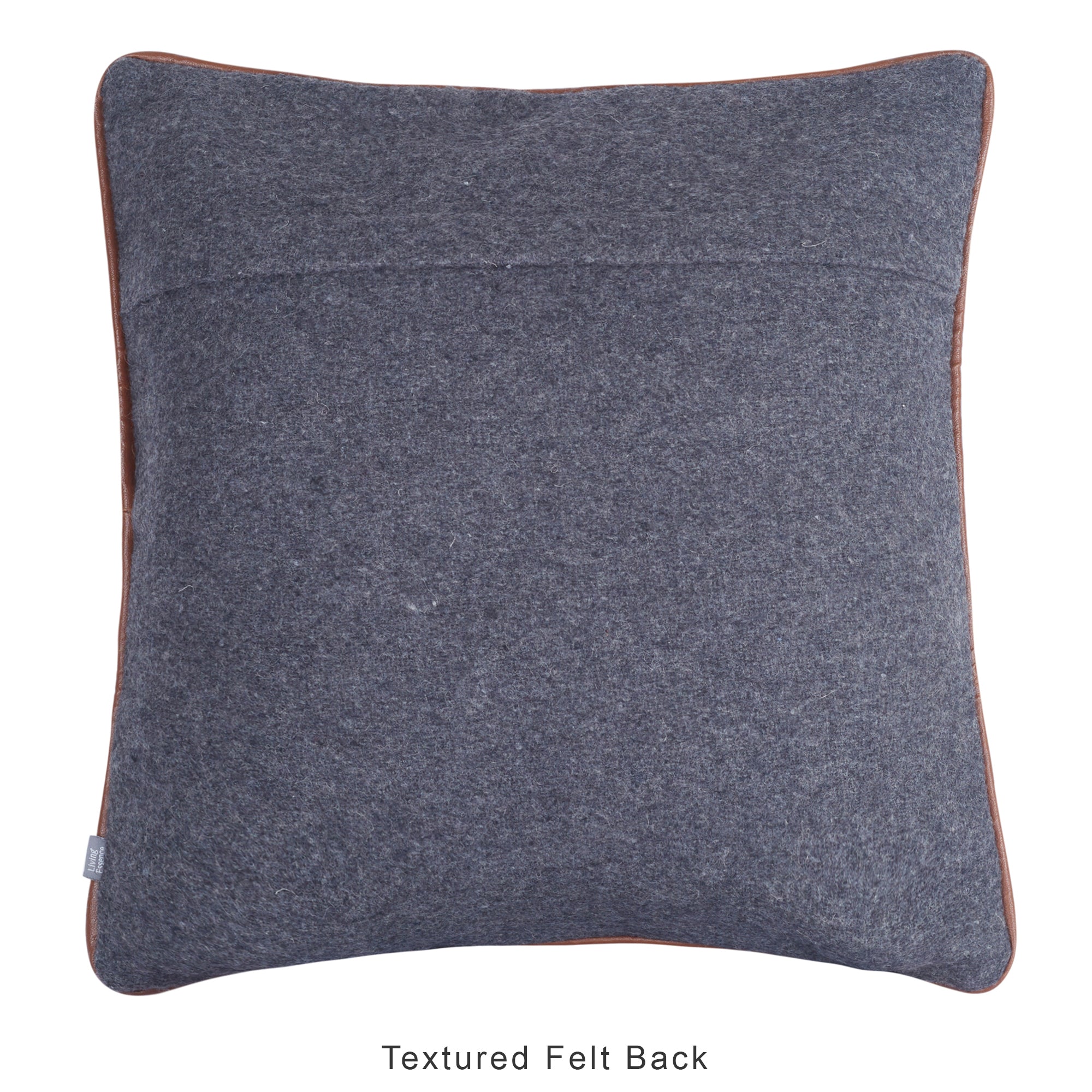 Luxe Living  Felt Cushion Cover 40x40 Cm in Charcoal Colour