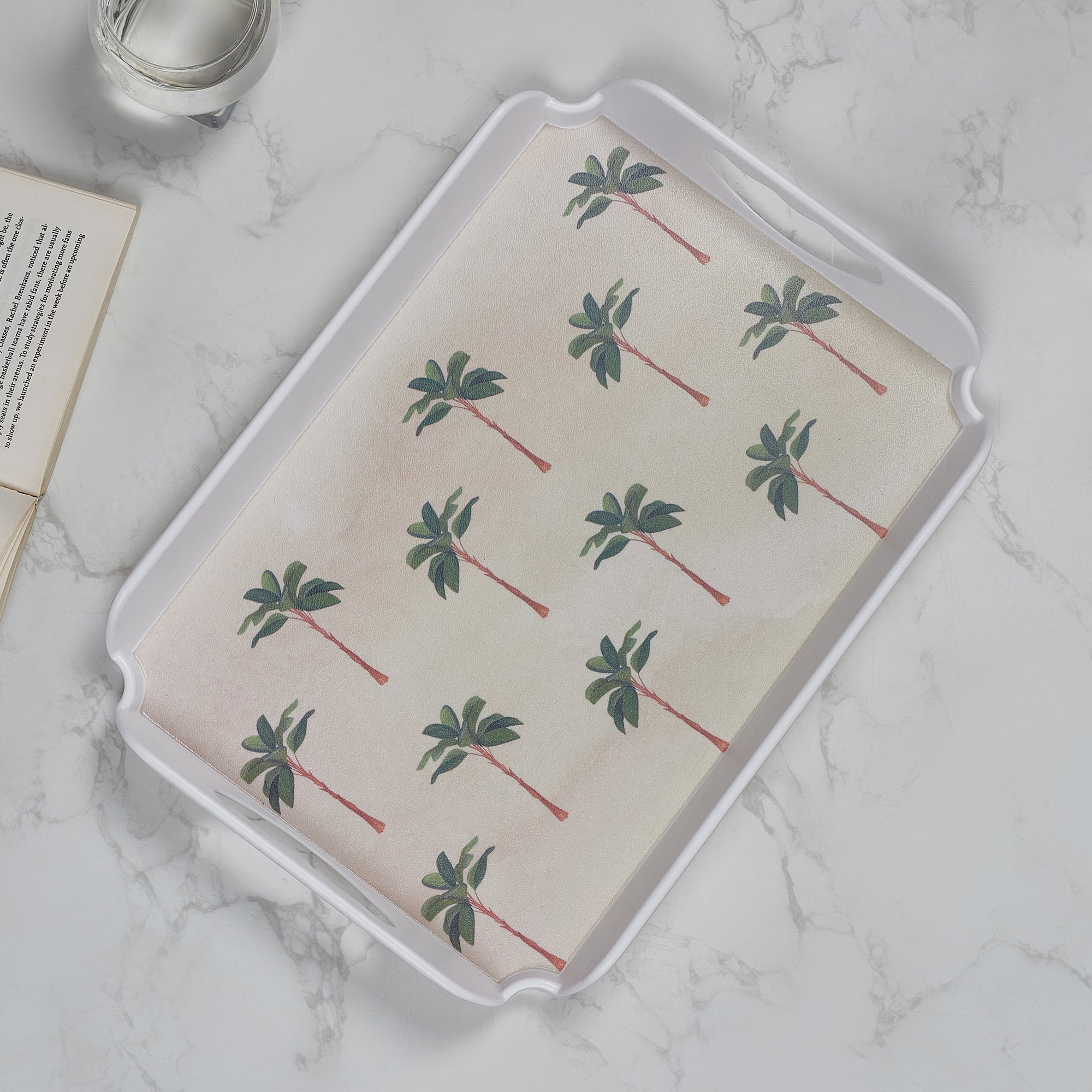 Oasis Melamine Large Tray in Multi Colour