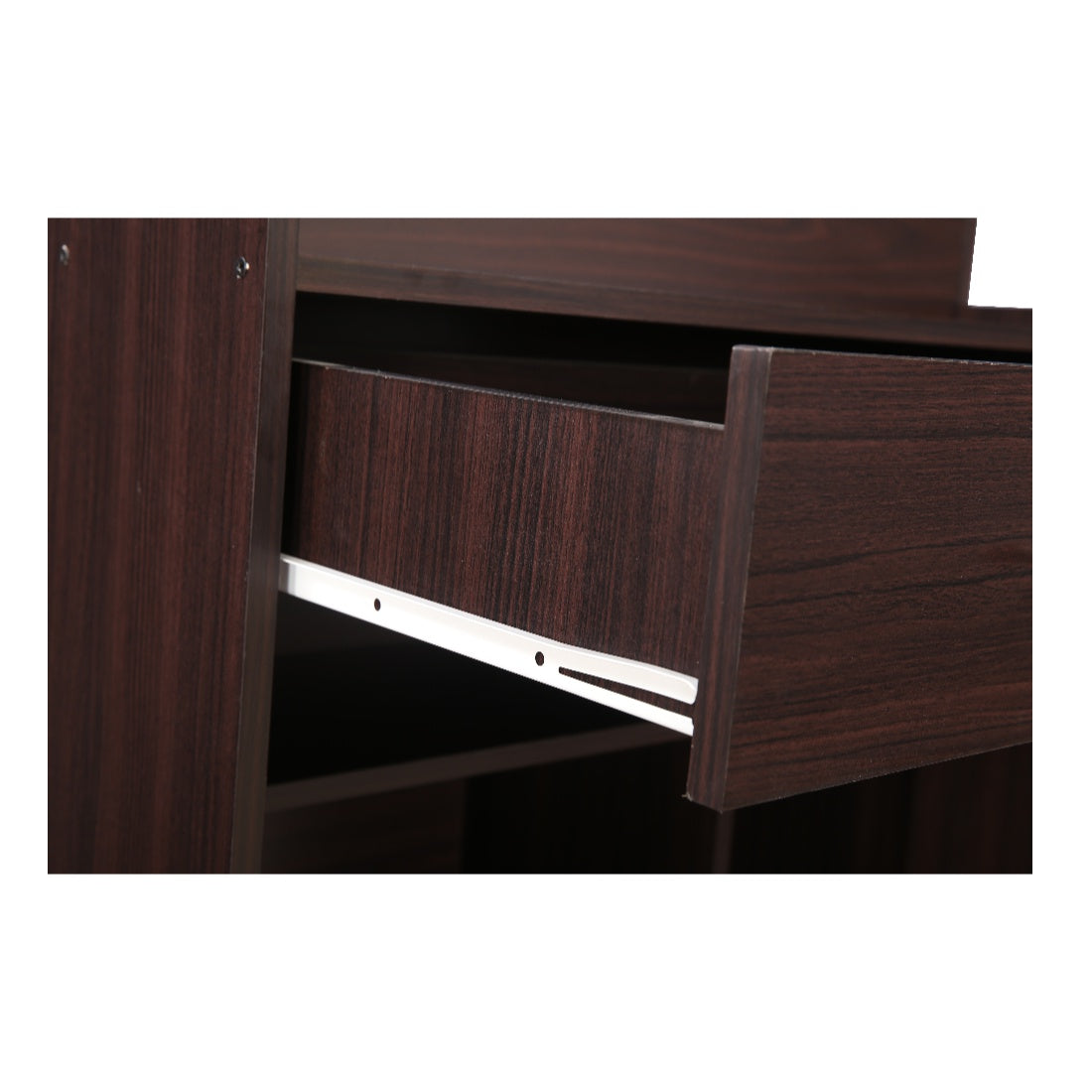 Gleam Study Table in Walnut Colour