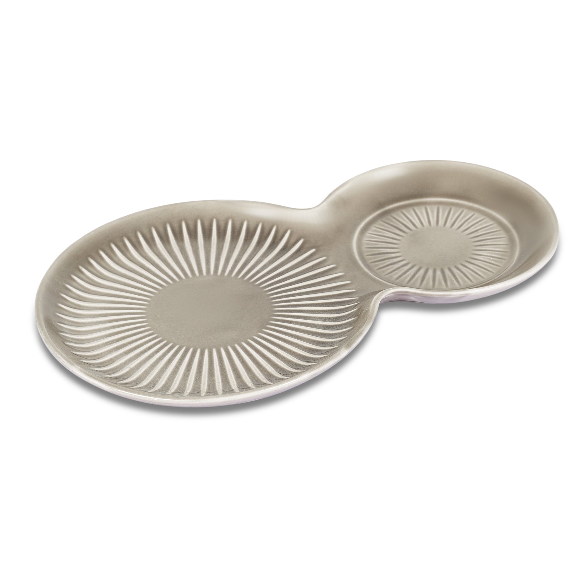 Ace Ceramic Soup Cup & Serving Platter Combo in Assorted Colour