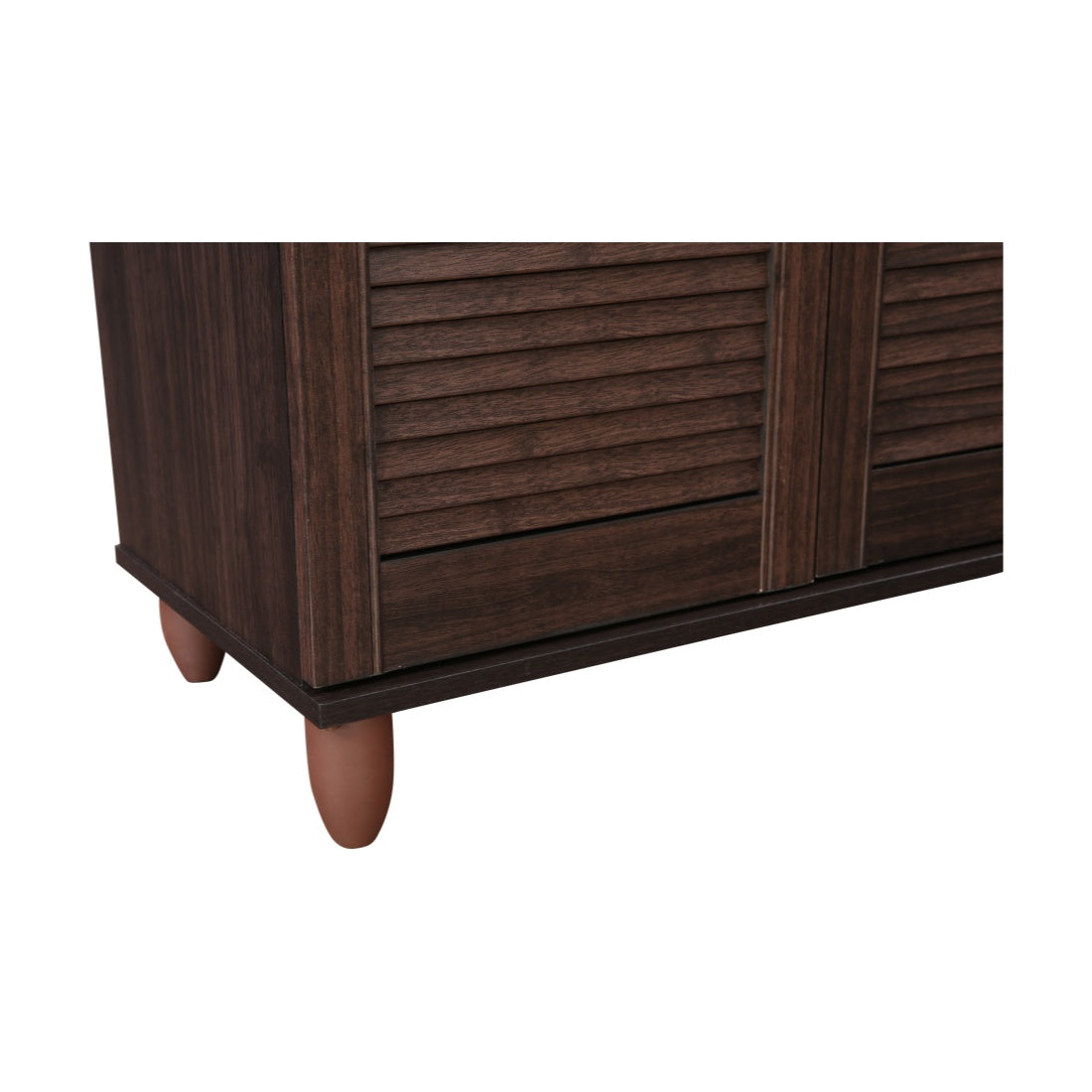 Riveria Engineered Wood Shoe Rack in Wenge Colour