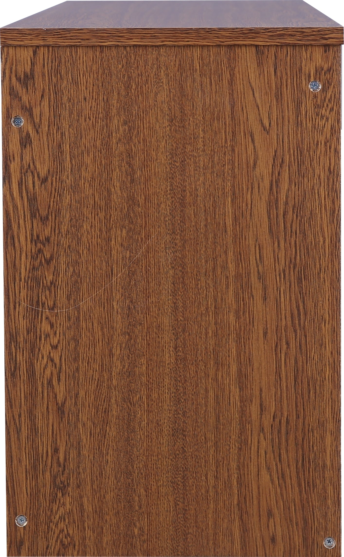 Alder Engineered Wood Shoe Rack in Oak Colour