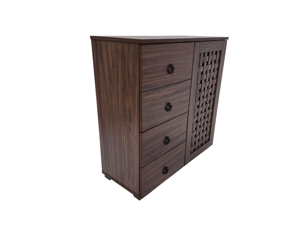 NESTE 1 DOOR & 4 DRAWERS LIVING CABINET