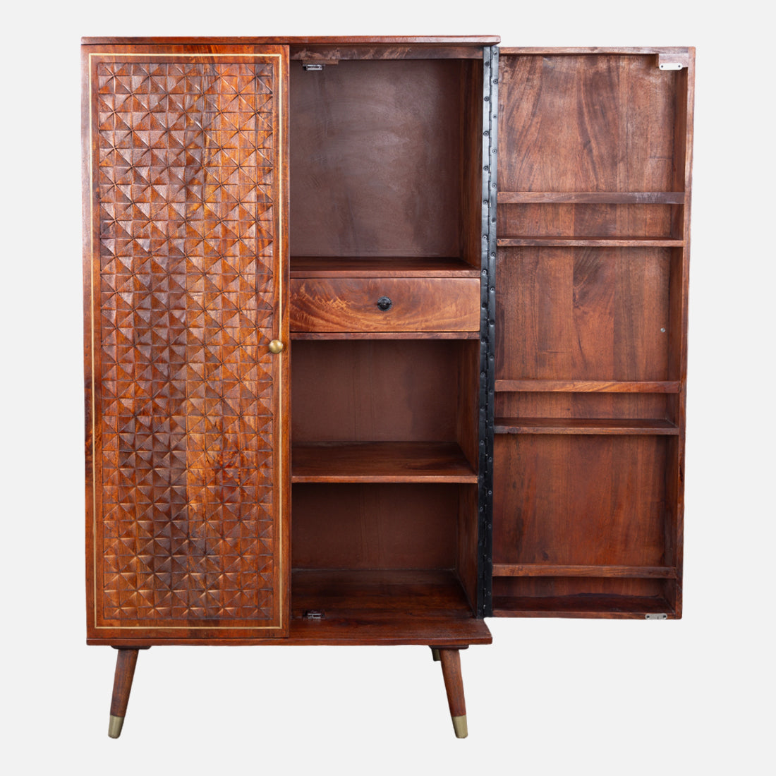 Phoolkari Bar Unit in Honey Colour