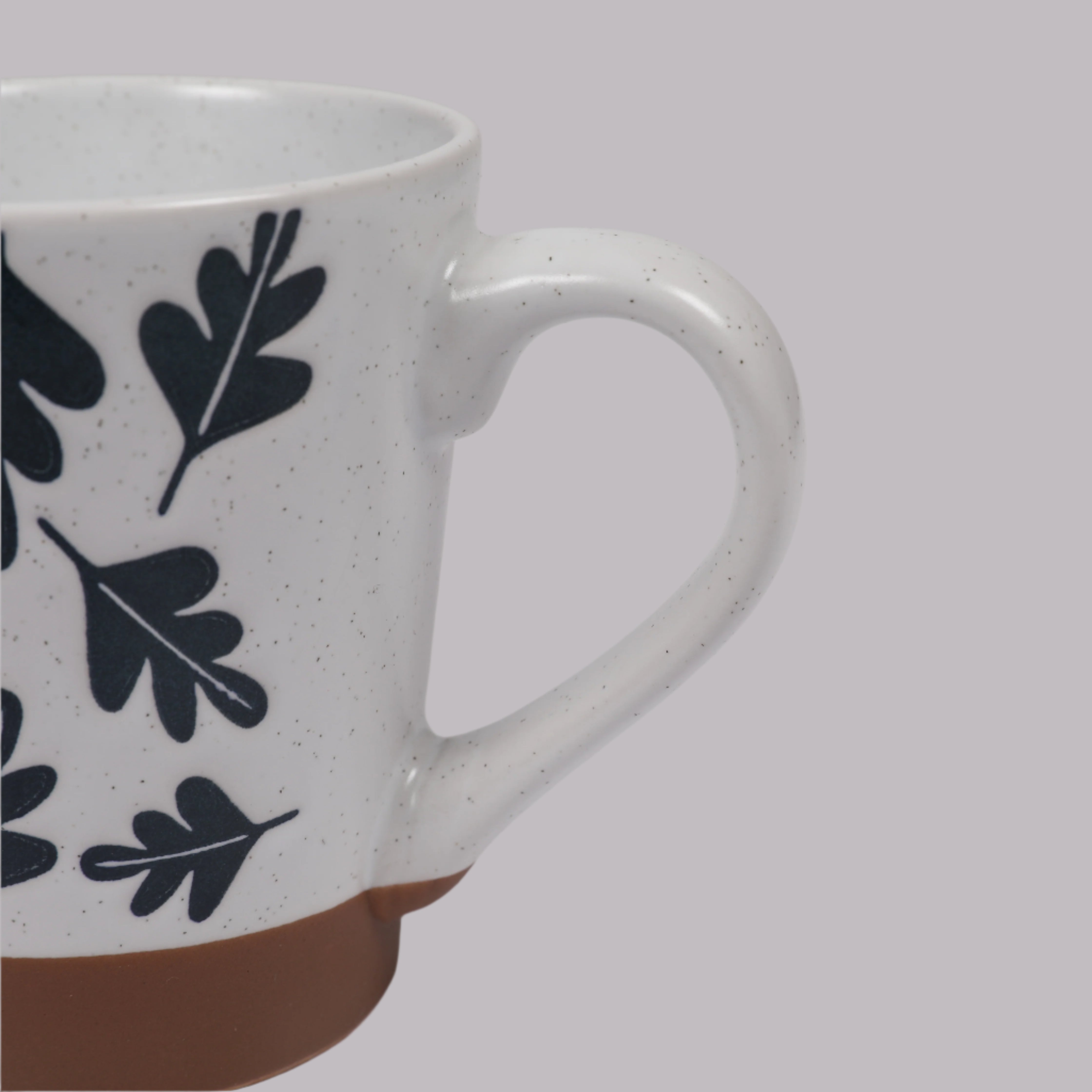 Living Essence Stoneware Mug White 360ml Set of 2Pcs