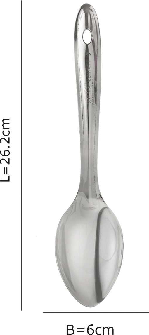 Serving Steel Basting Plus 26 Cm in Silver Colour