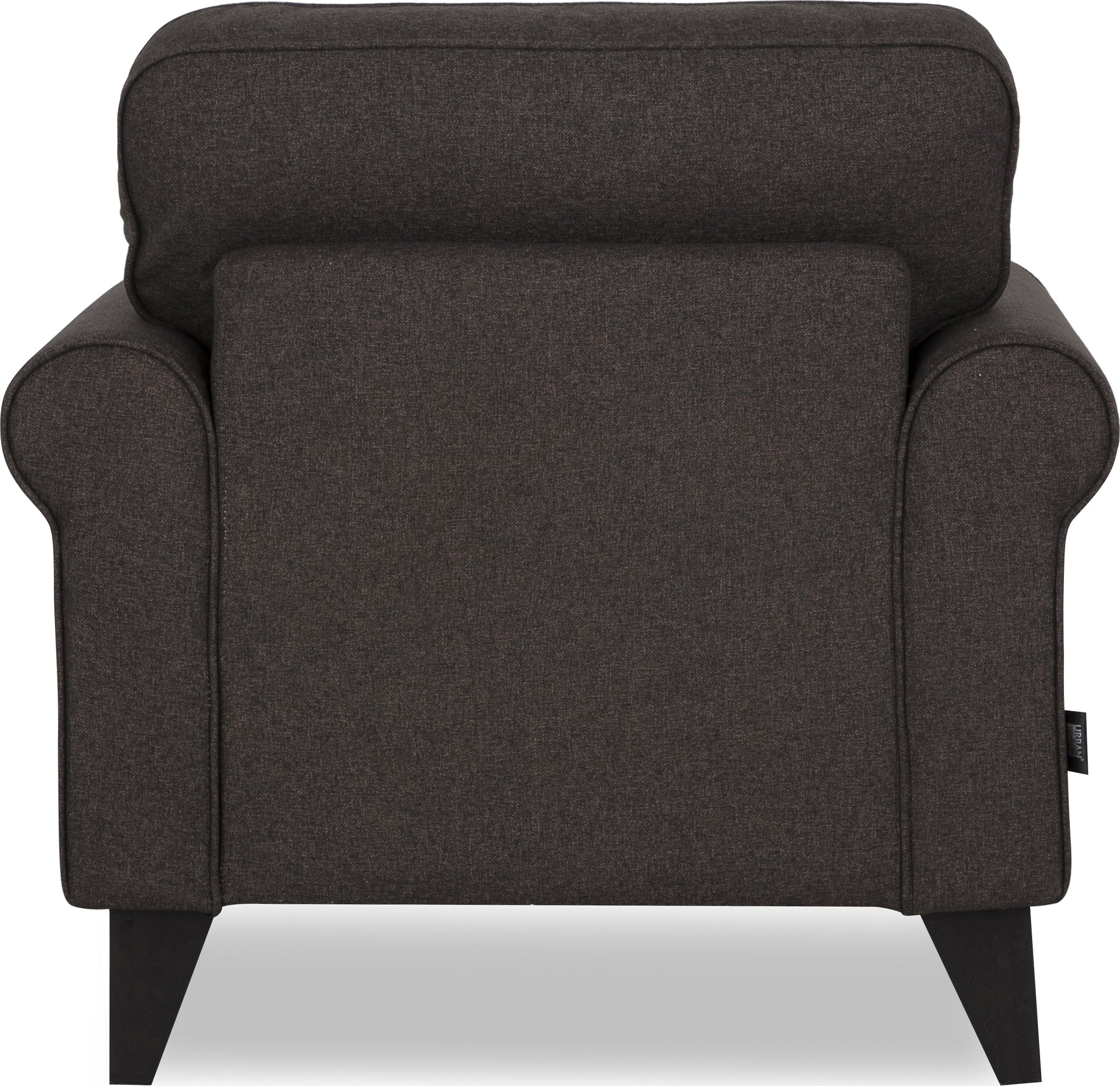 Paddington Fabric Single Seater Sofa in Brown Colour