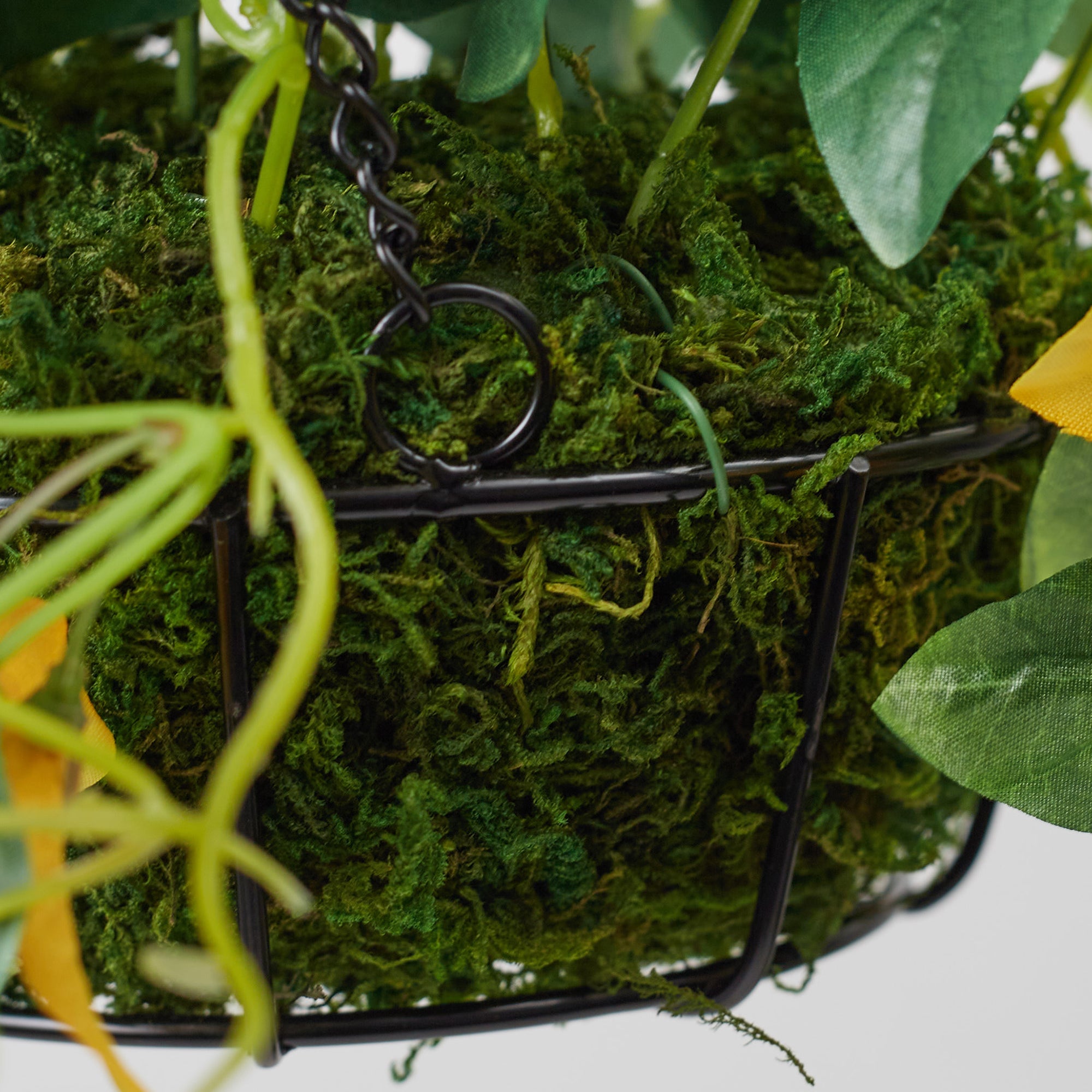 Ilana Faux Hanging Bougainvillea With Pot 54 Cm in Yellow Colour