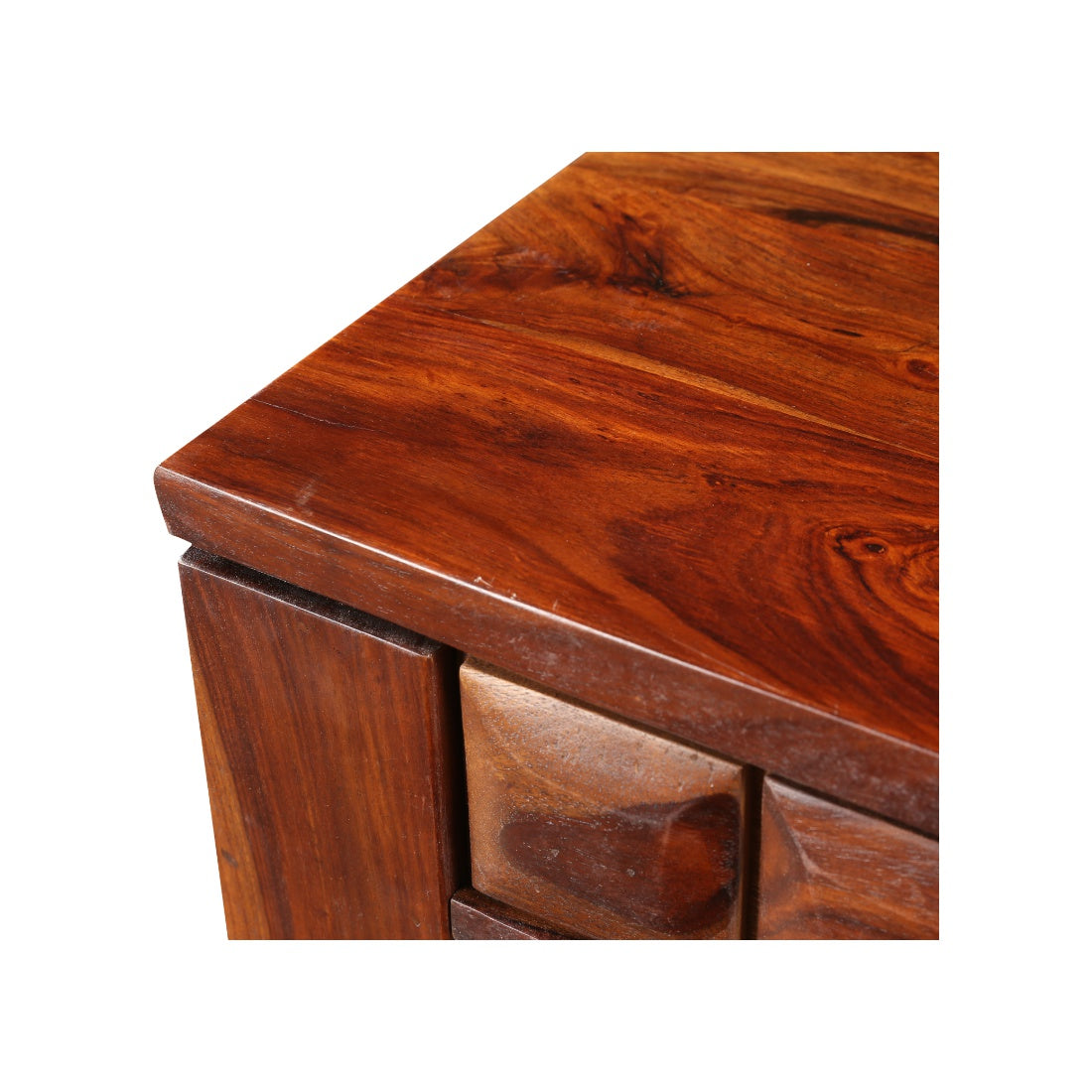 Woodrow Sheesham Wood(Rosewood) 4 Seater Dining Set in Honey Colour