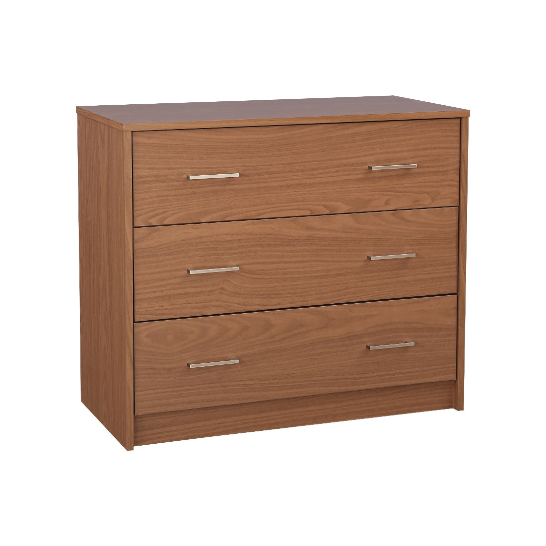 Atlas Engineered Wood Chest of Drawers in Walnut Colour