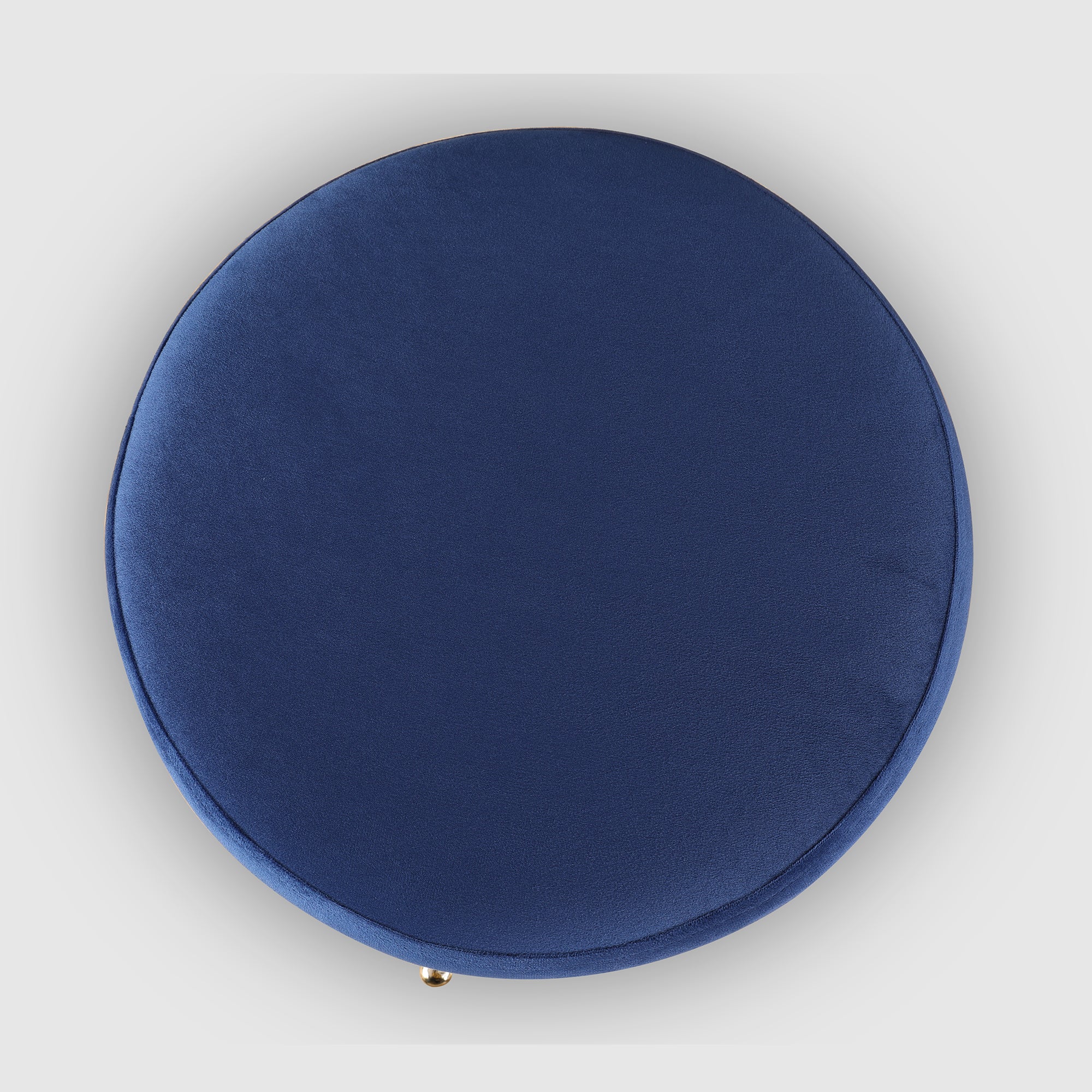 Elysia Fabric Ottomans in Blue Colour