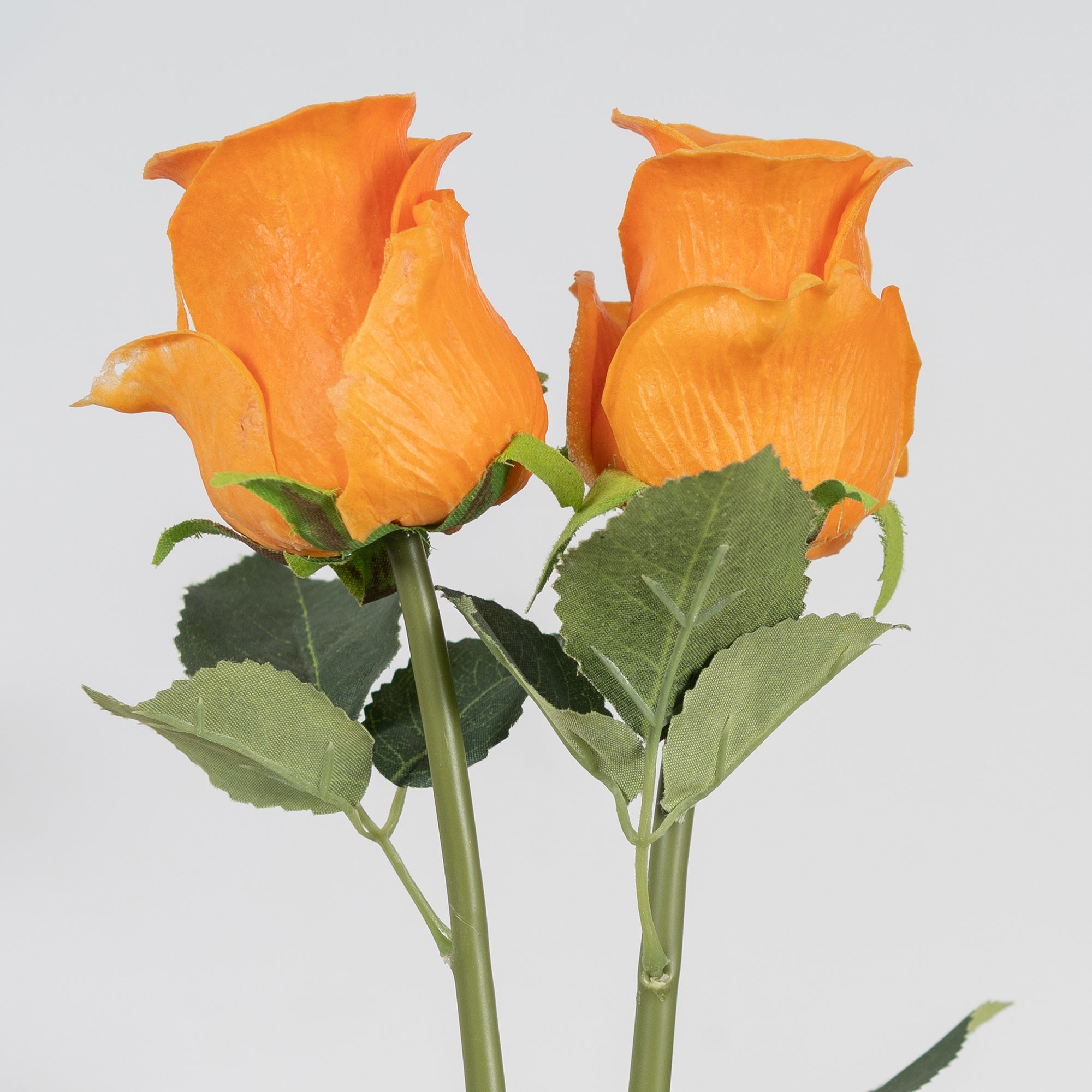 Elora Single Yellow Rose Polyester Artificial Flower 41cm in Yellow Colour