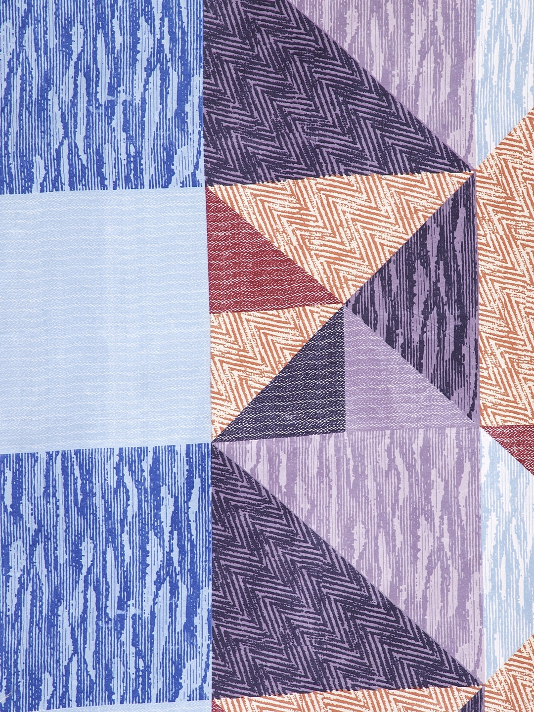 Carnival Double Bedsheet 220 x 230 CM in Blue Multi Colour