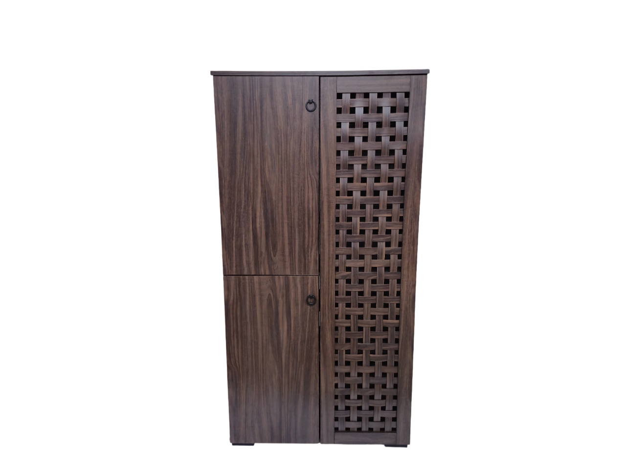 Neste Tall Shoe Rack in Walnut Colour