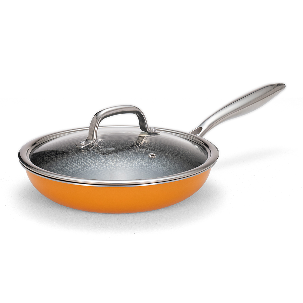 Vida Triply Frypan 24cm Volcanic with Glass Lid