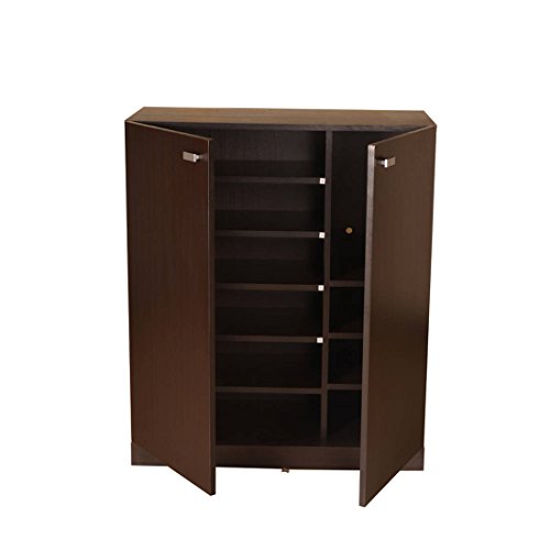 Monza Engineered Wood Shoe Rack in Wenge Colour