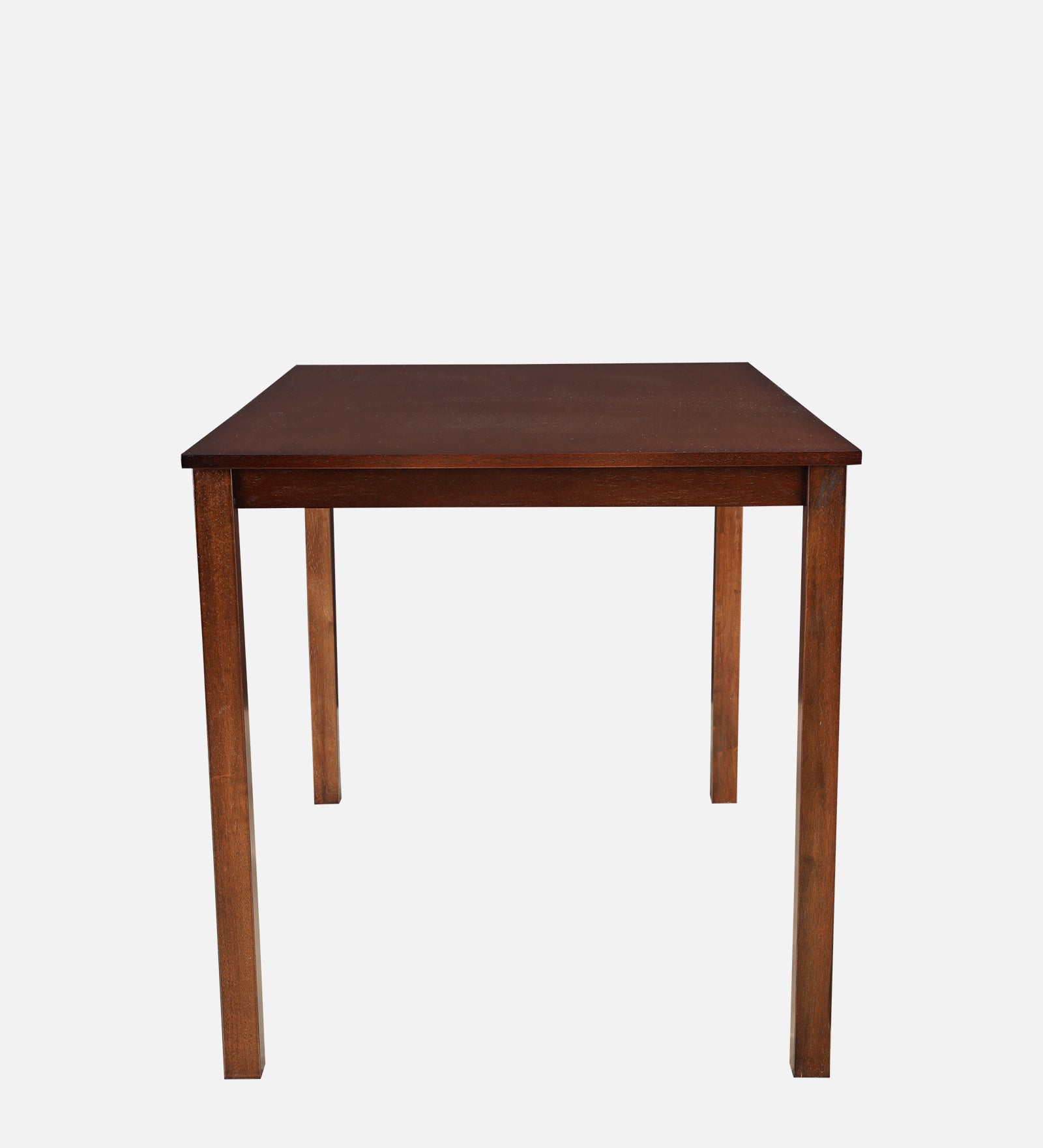 Aravali Rubber Wood Four Seater Dining Table in Antique Cherry Colour