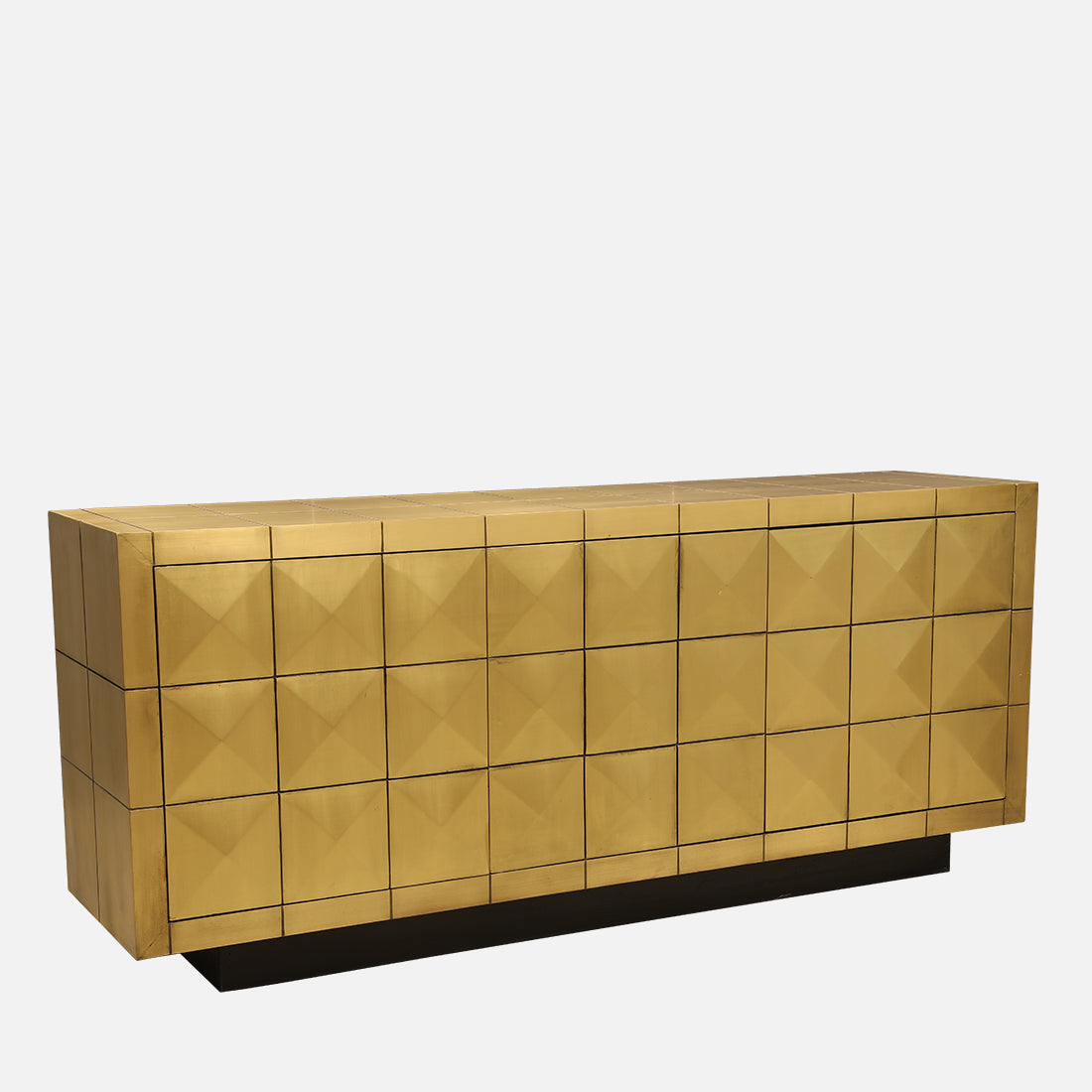 Adelaide Mango Wood Sideboard in Brass Colour