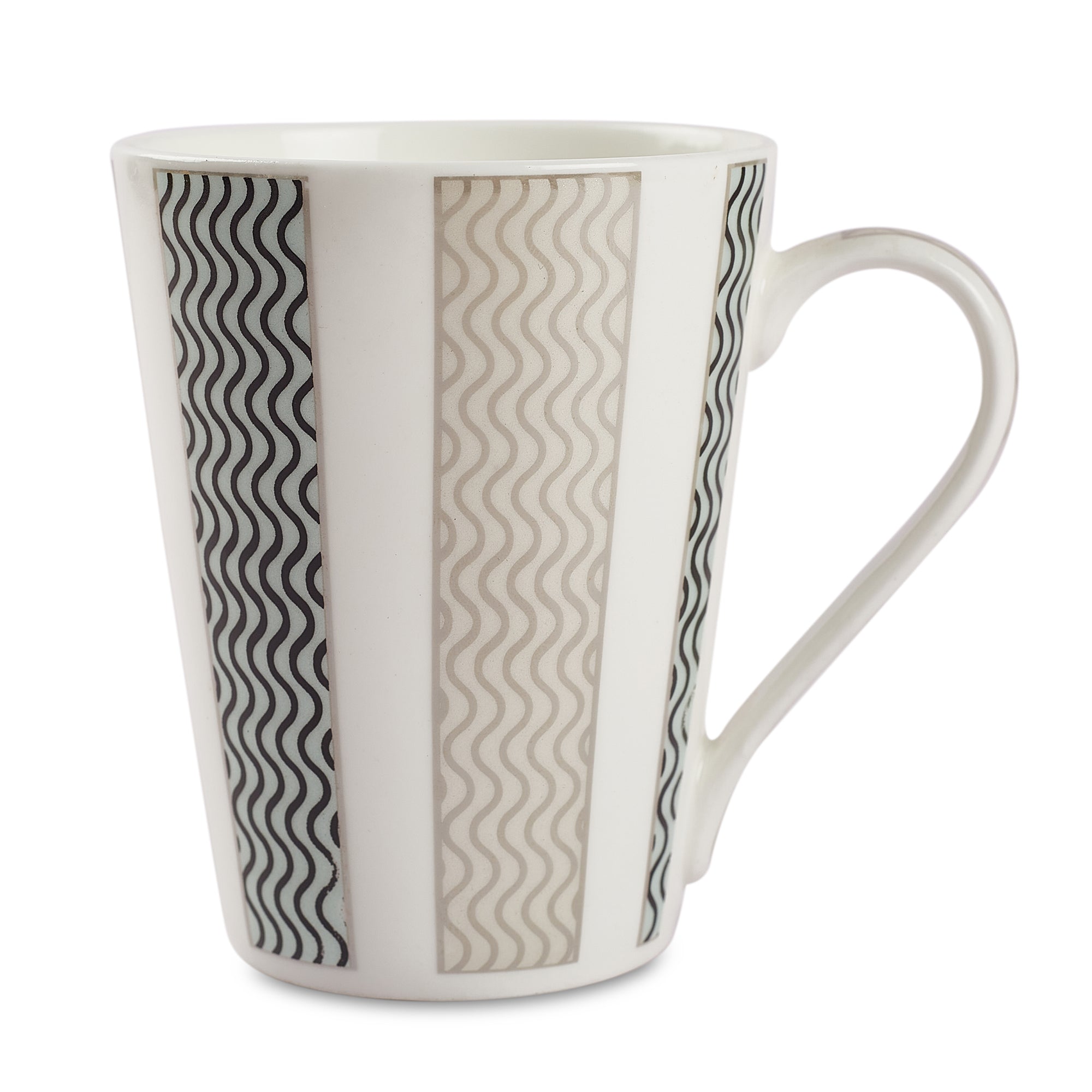 Sapphire Bone China Coffee Mug Set of 4 in Blue Colour