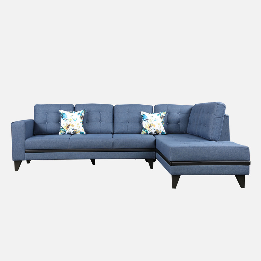 GARCIA Fabric Lounger in Blue Colour