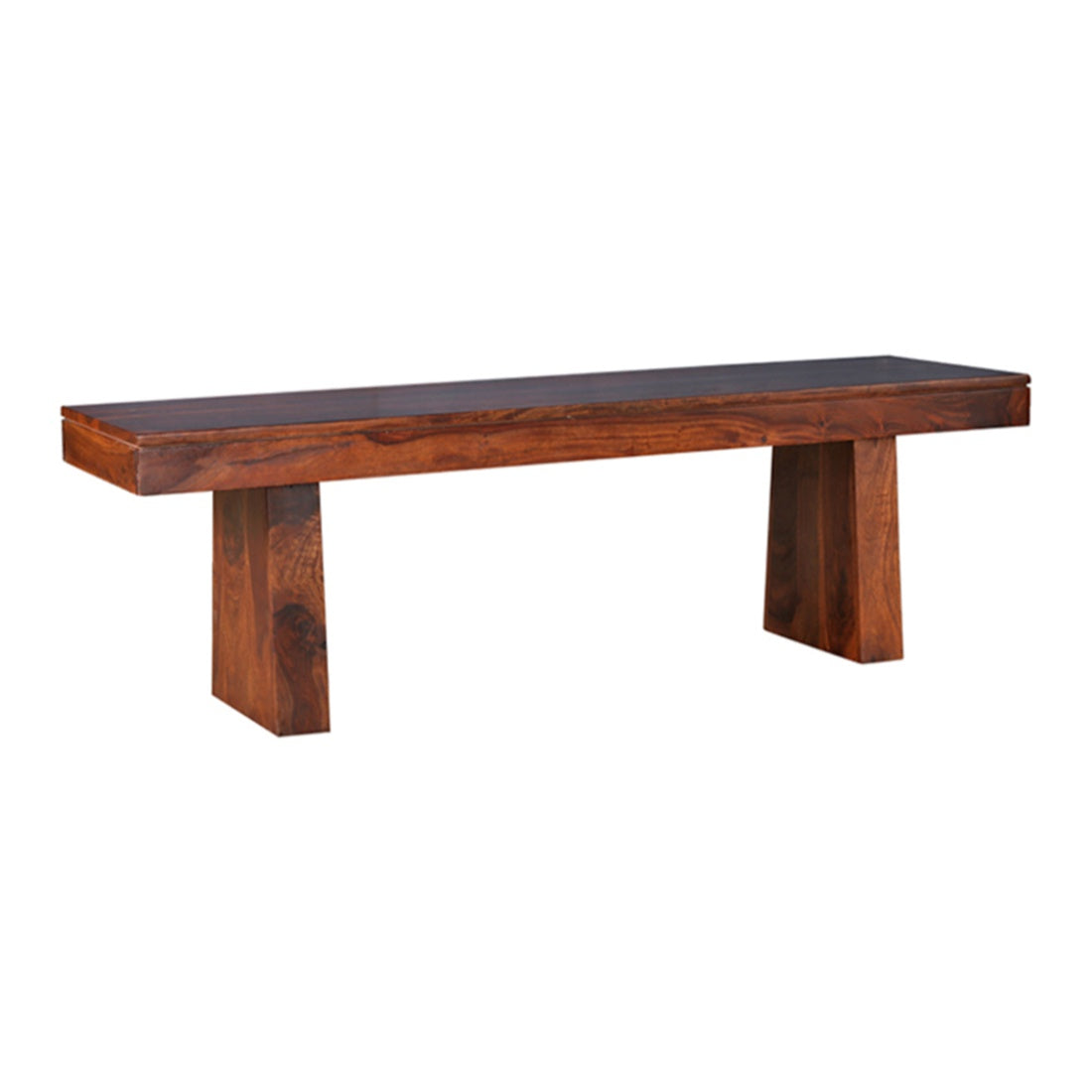 Austin Sheesham Wood(Rosewood) Dining Bench for 6 Seater in Honey Colour