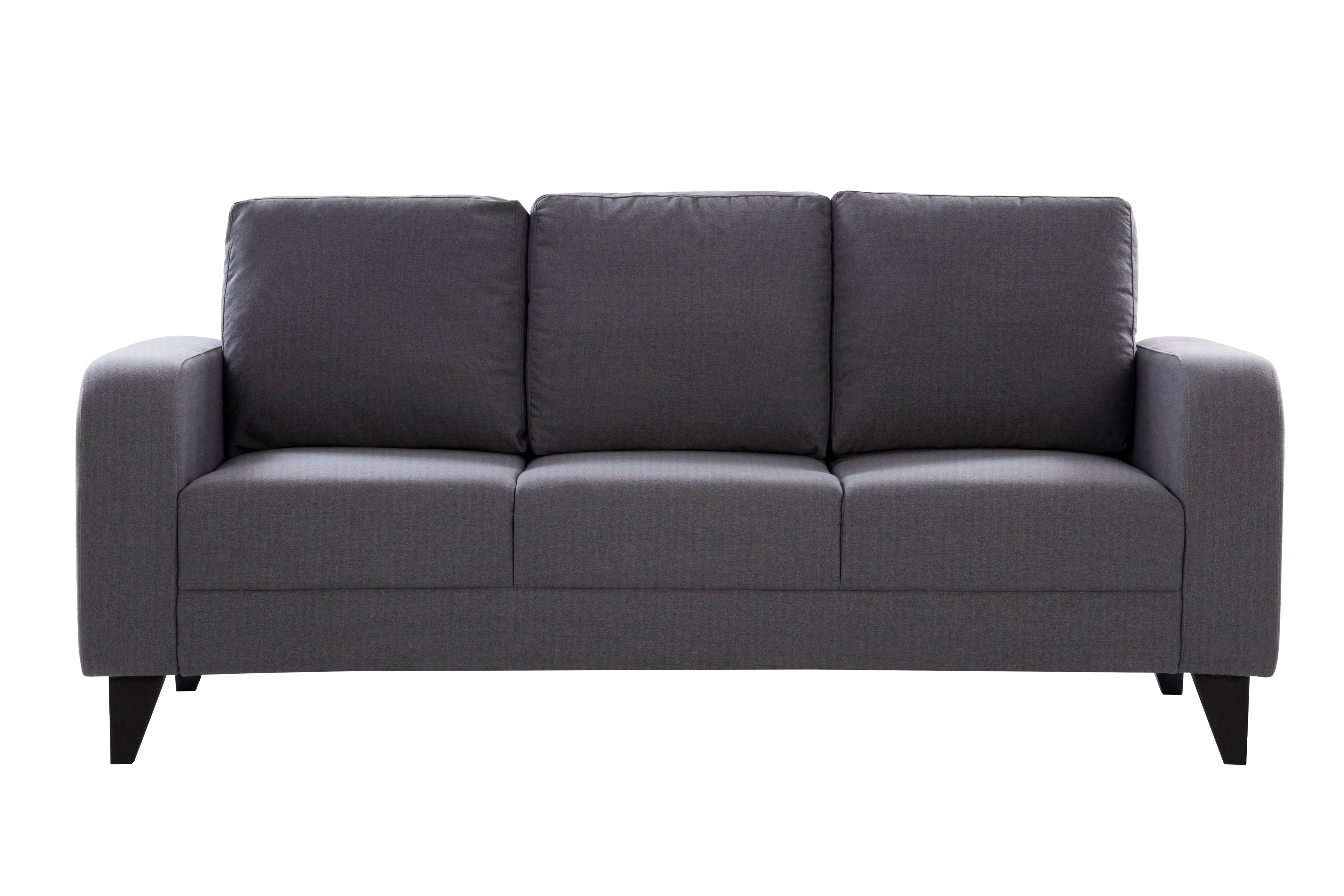 Manchester Fabric 3 + 2 Seater Sofa + Antwerp Center Table & Wall Unit Package