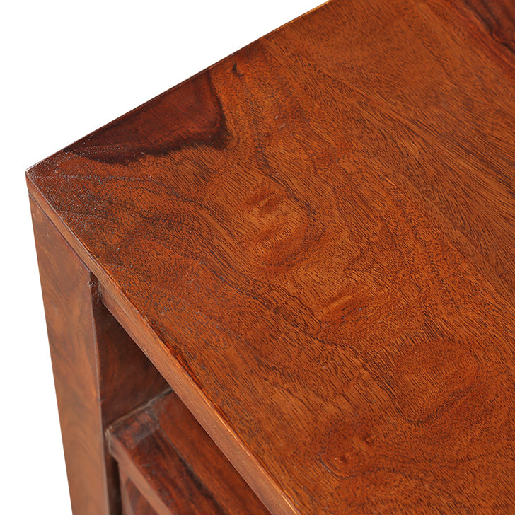 Woodrow Sheesham Wood(Rosewood) Center Table in Honey Colour