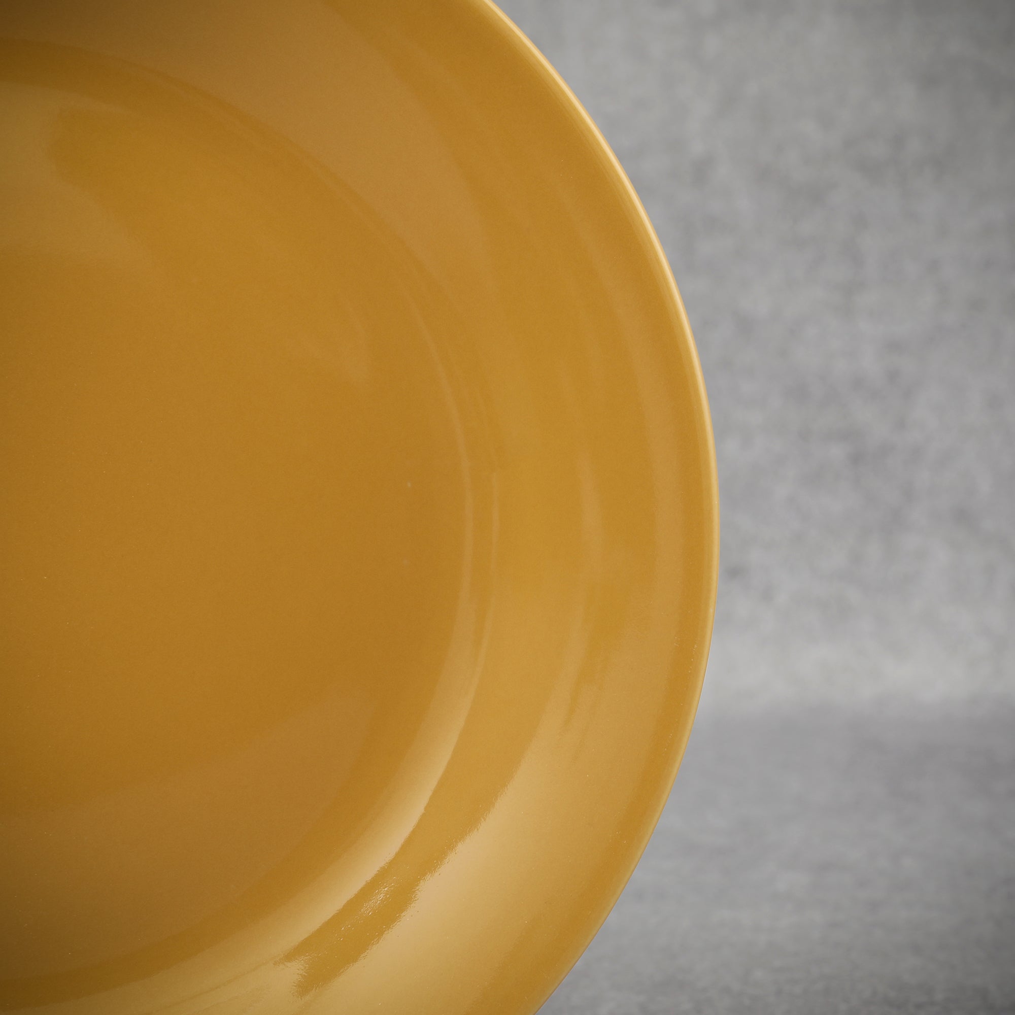 Palette Ceramic 10.5 Inch Dinner Plate 4 Pcs in Yellow Colour