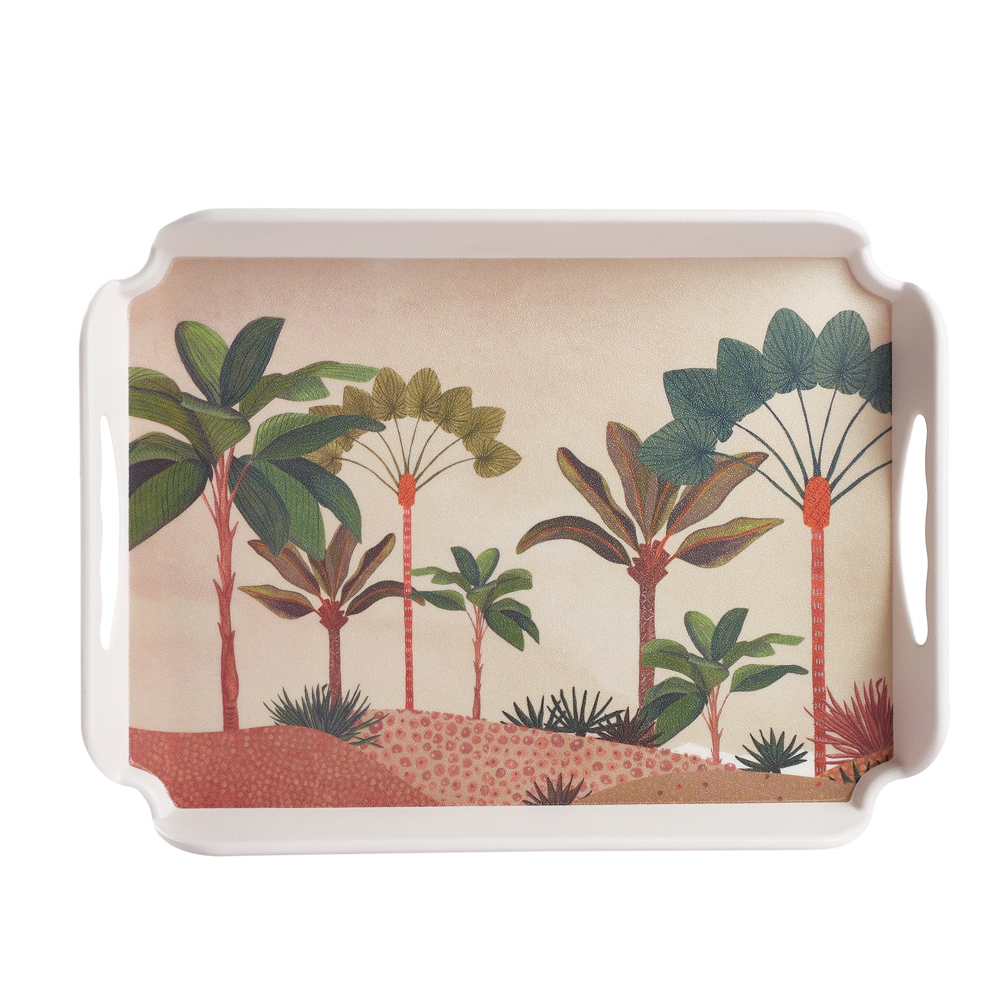 Oasis Melamine Medium Tray in Multi Colour