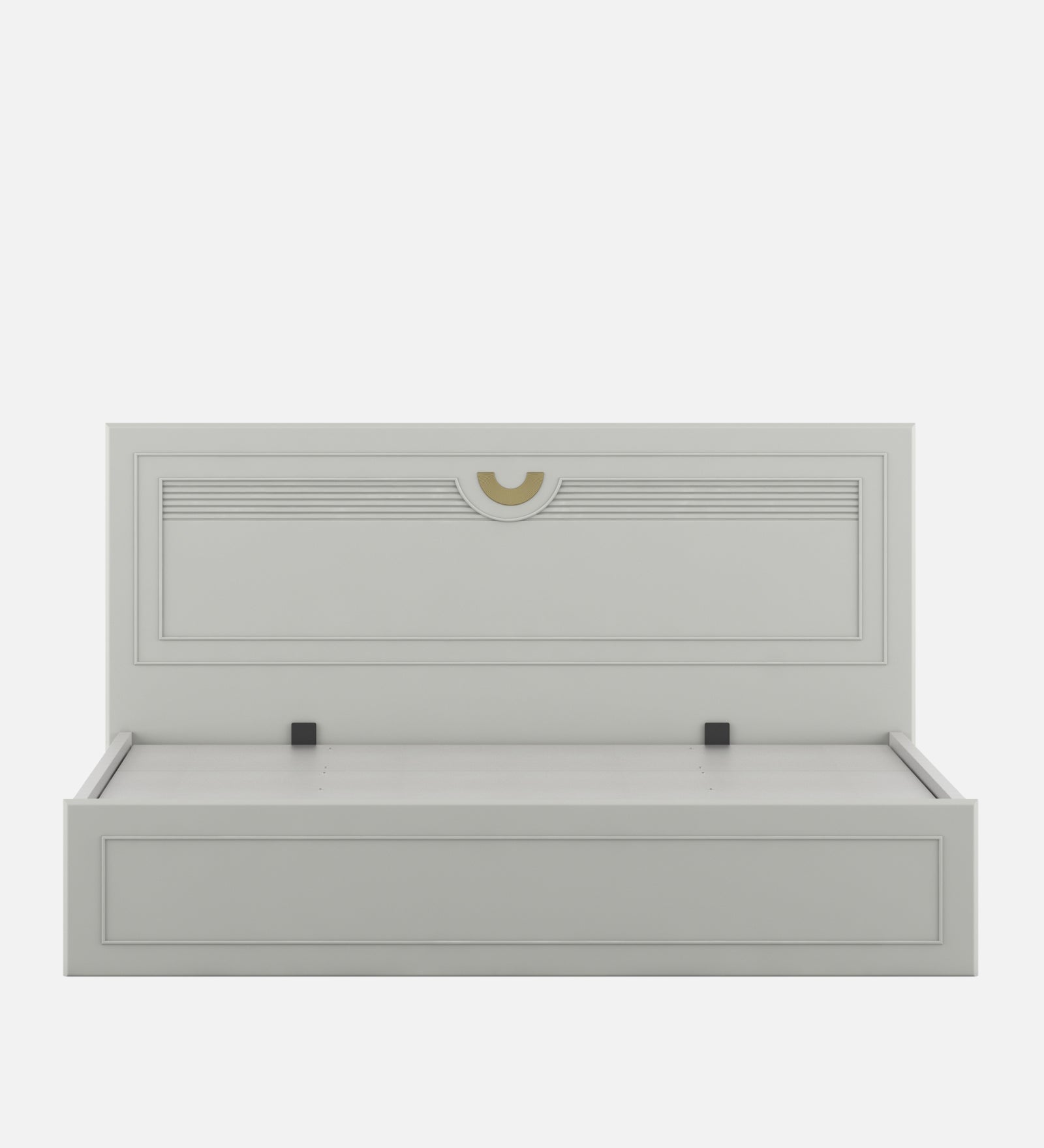 Akira King Bed With Full Hydraulic Storage Pumic Grey