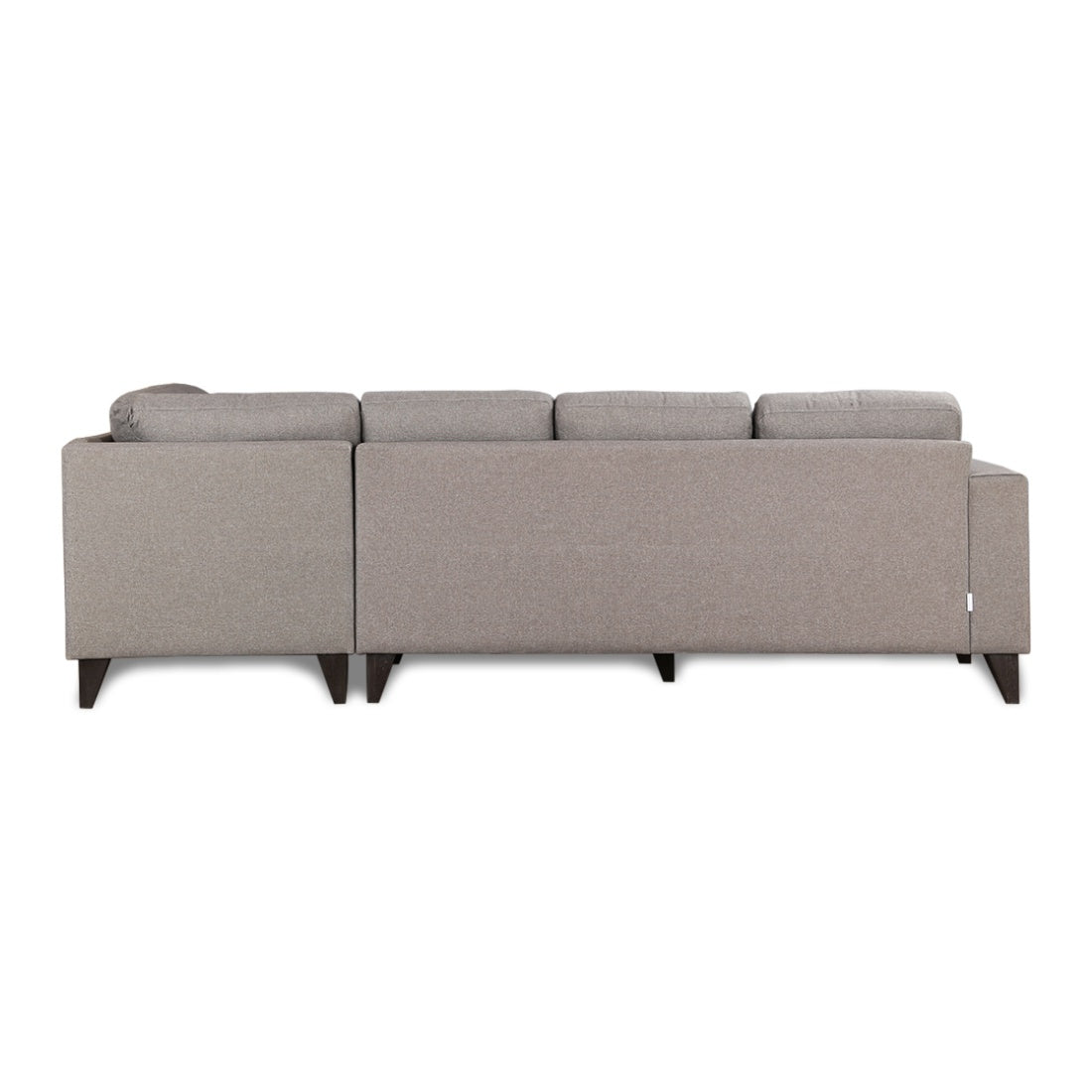 Garcia Fabric 3 Seater Sofa With Left Hand Side Lounger in Grey Colour