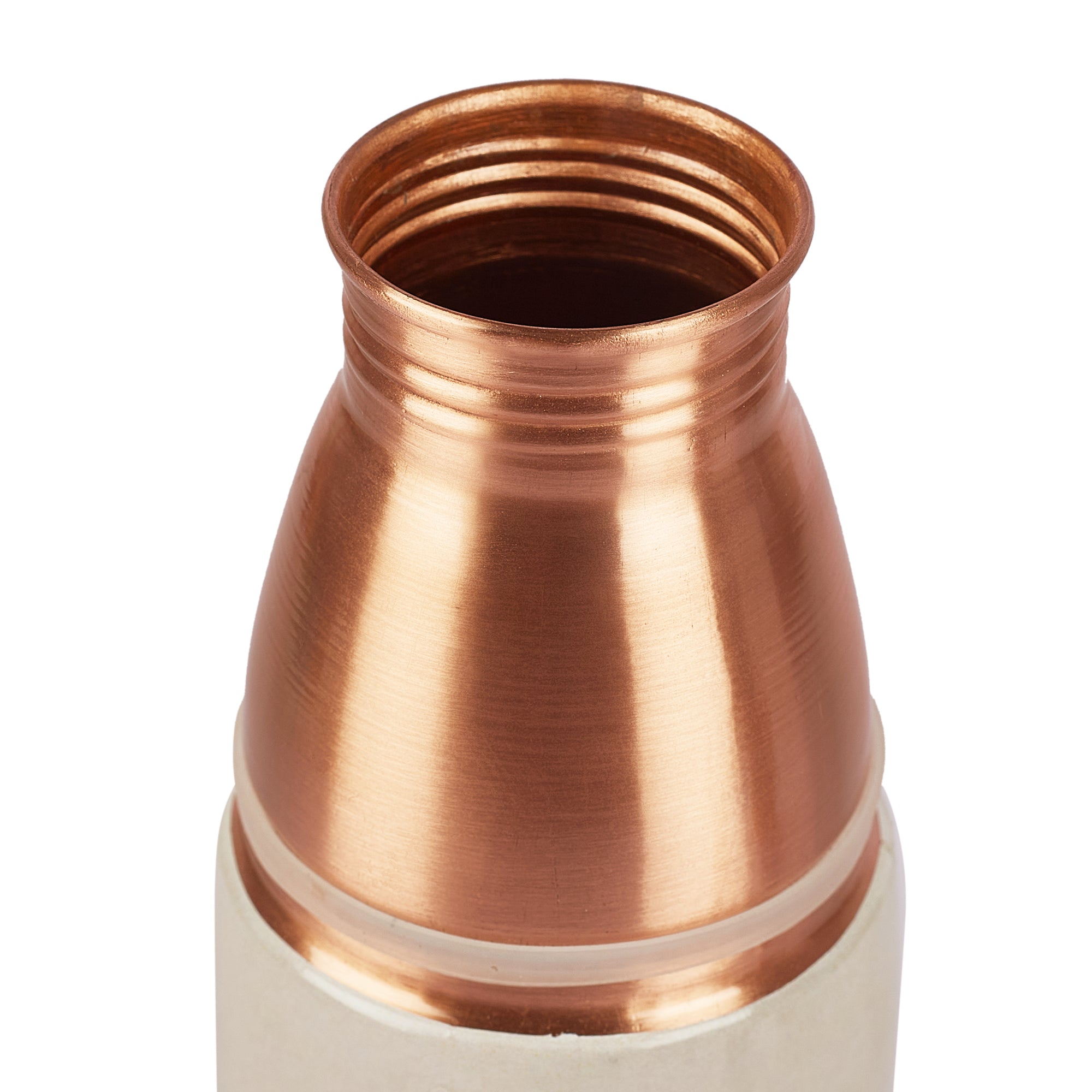 Oasis Copper Copper Bottle (1 Liter) & Tumbler (300ml) Set of 3 in Multi Colour