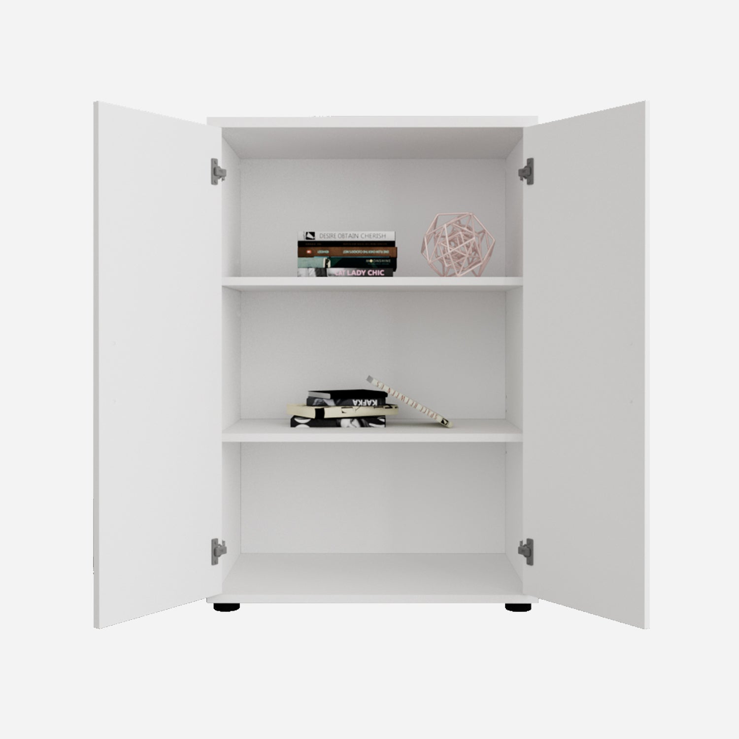 Henley Engineered Wood Multipurpose Cabinet in White Colour
