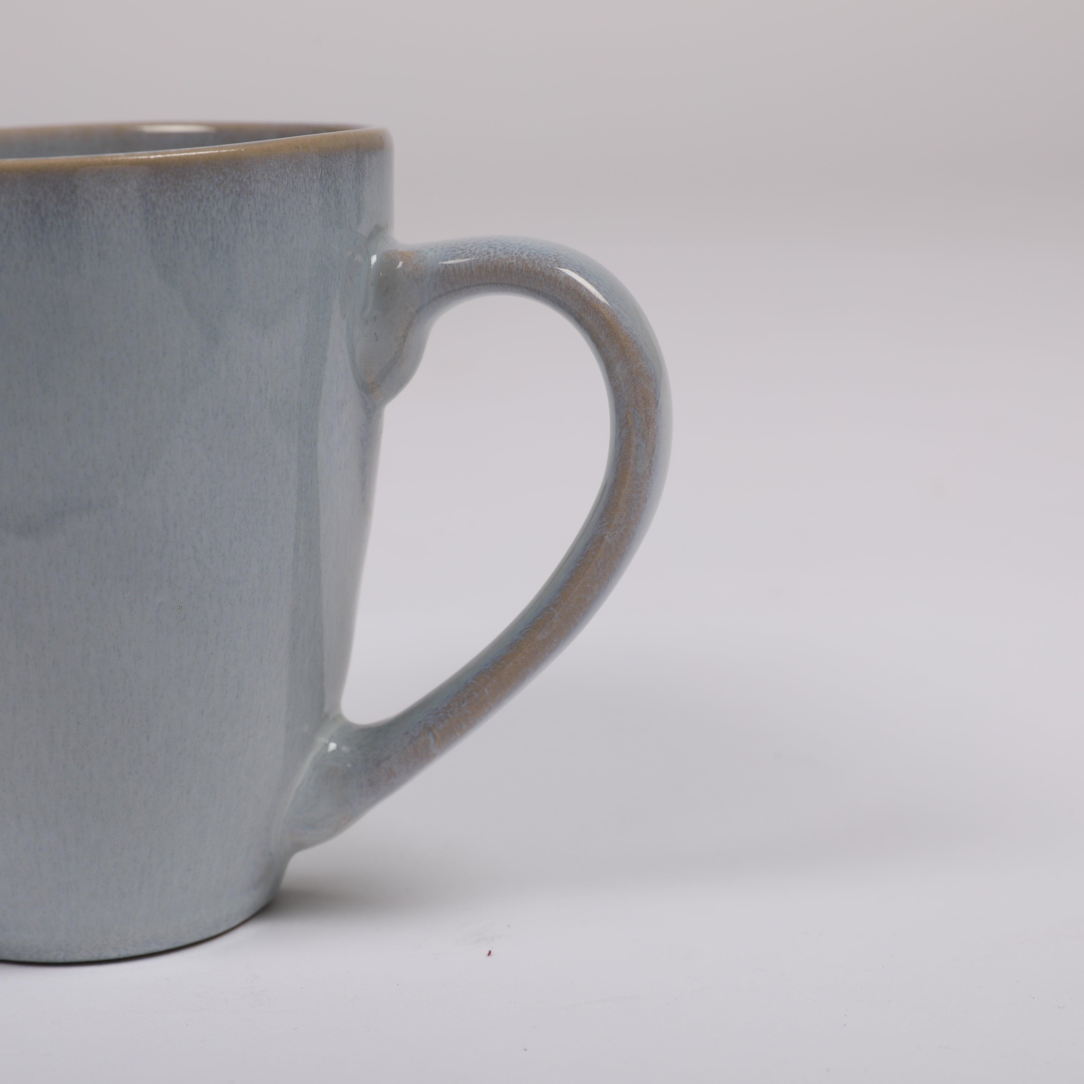 Living Essence Stoneware Mug Blue 380ml Set of 2Pcs