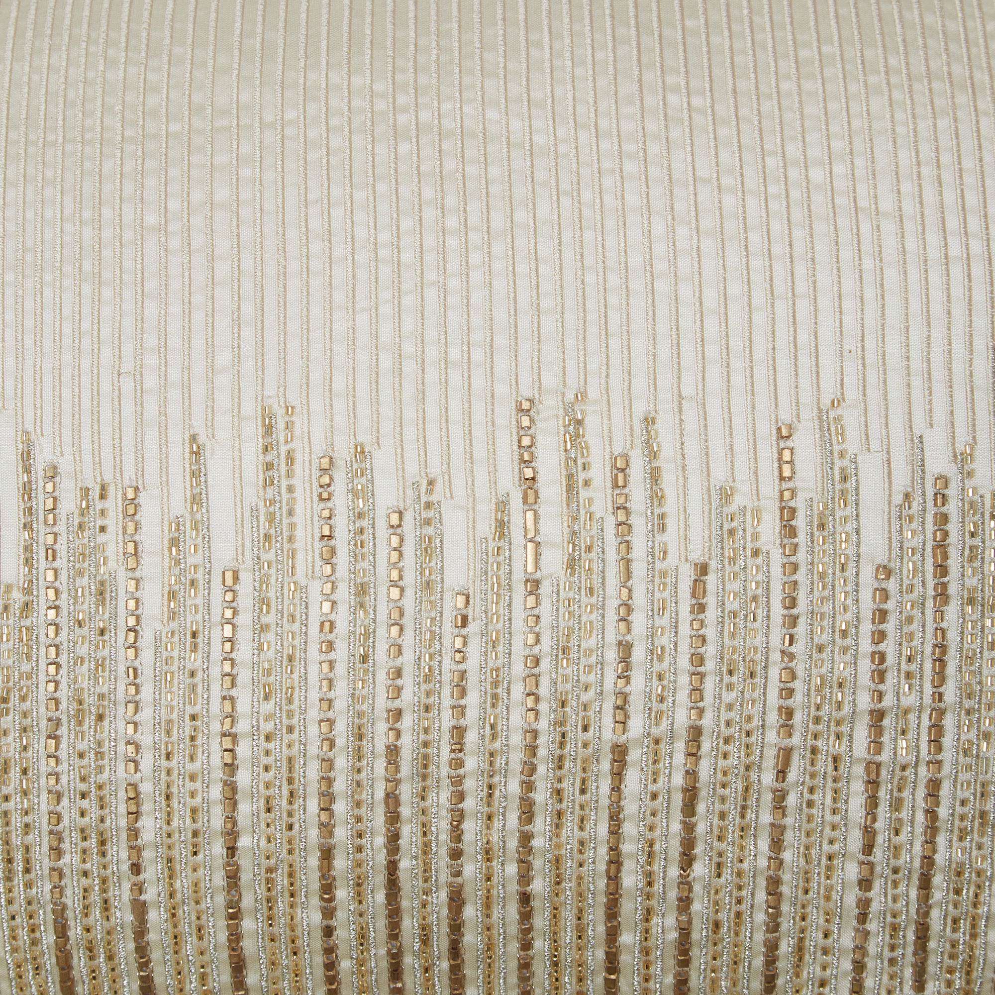 Modern Chic Polyester Cushion Cover 30x50 cm in Beige Colour